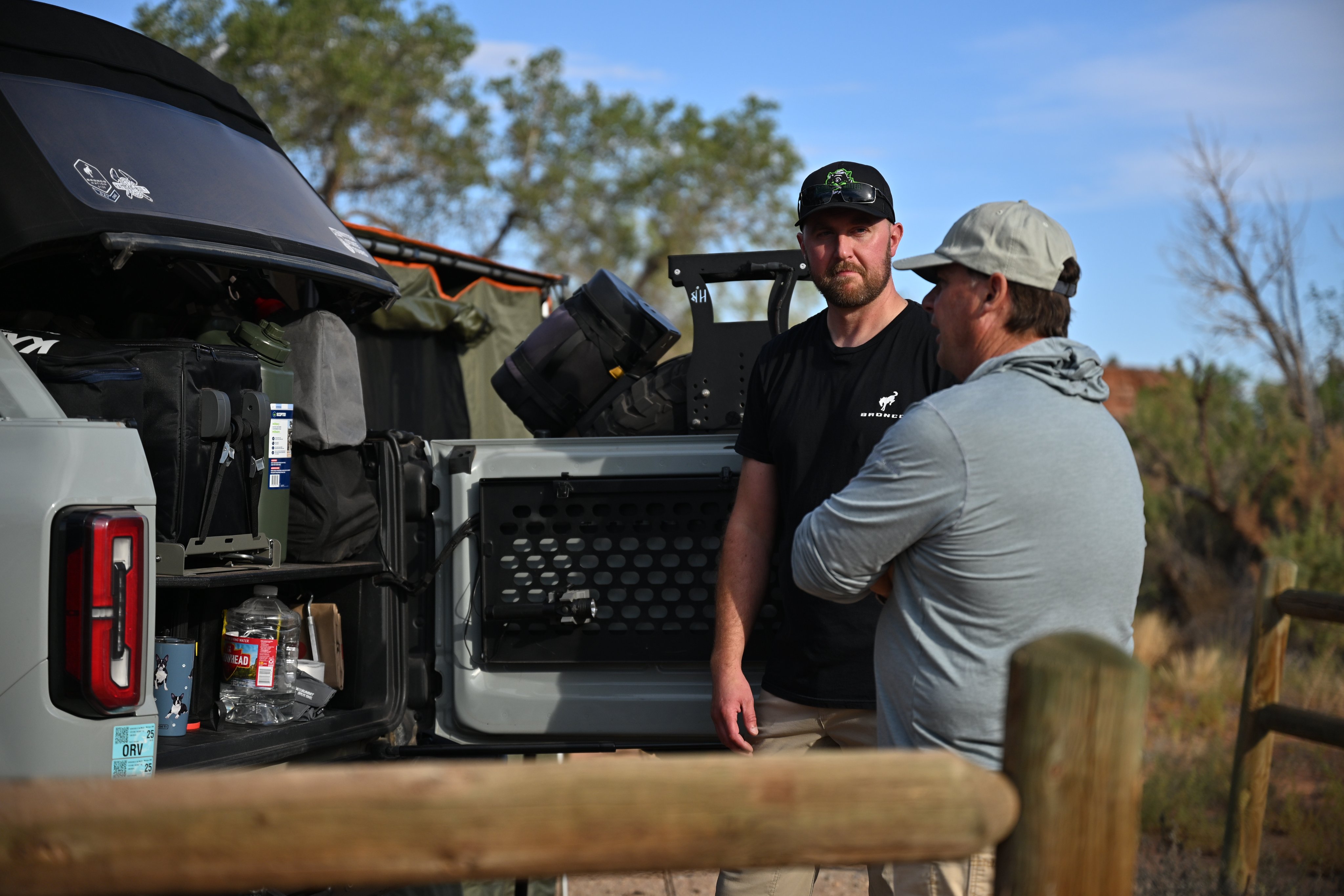 Jim and Casey talking all things Bronco.
