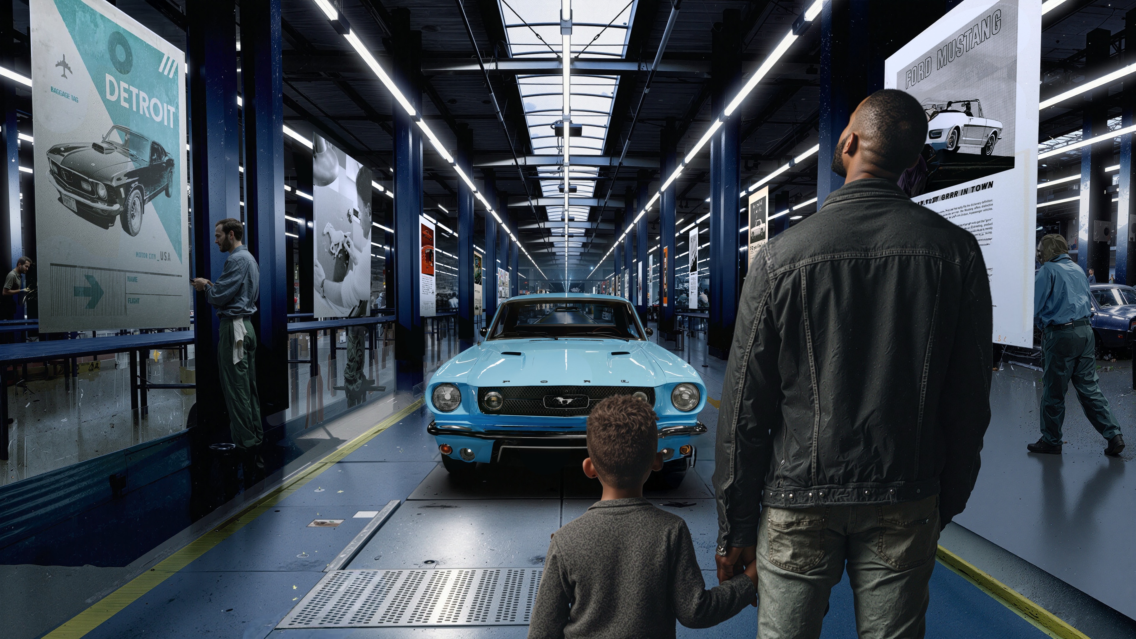 American Icon: A Mustang Immersive Experience Rendering