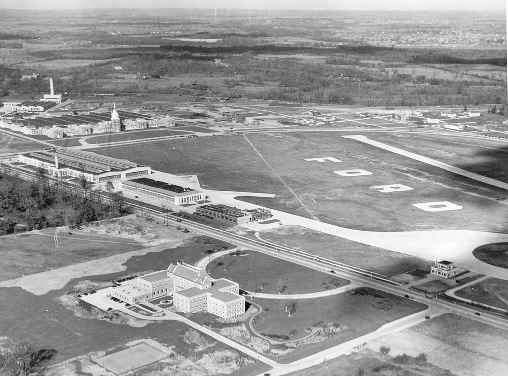 Ford Airport aerial view circa 1931