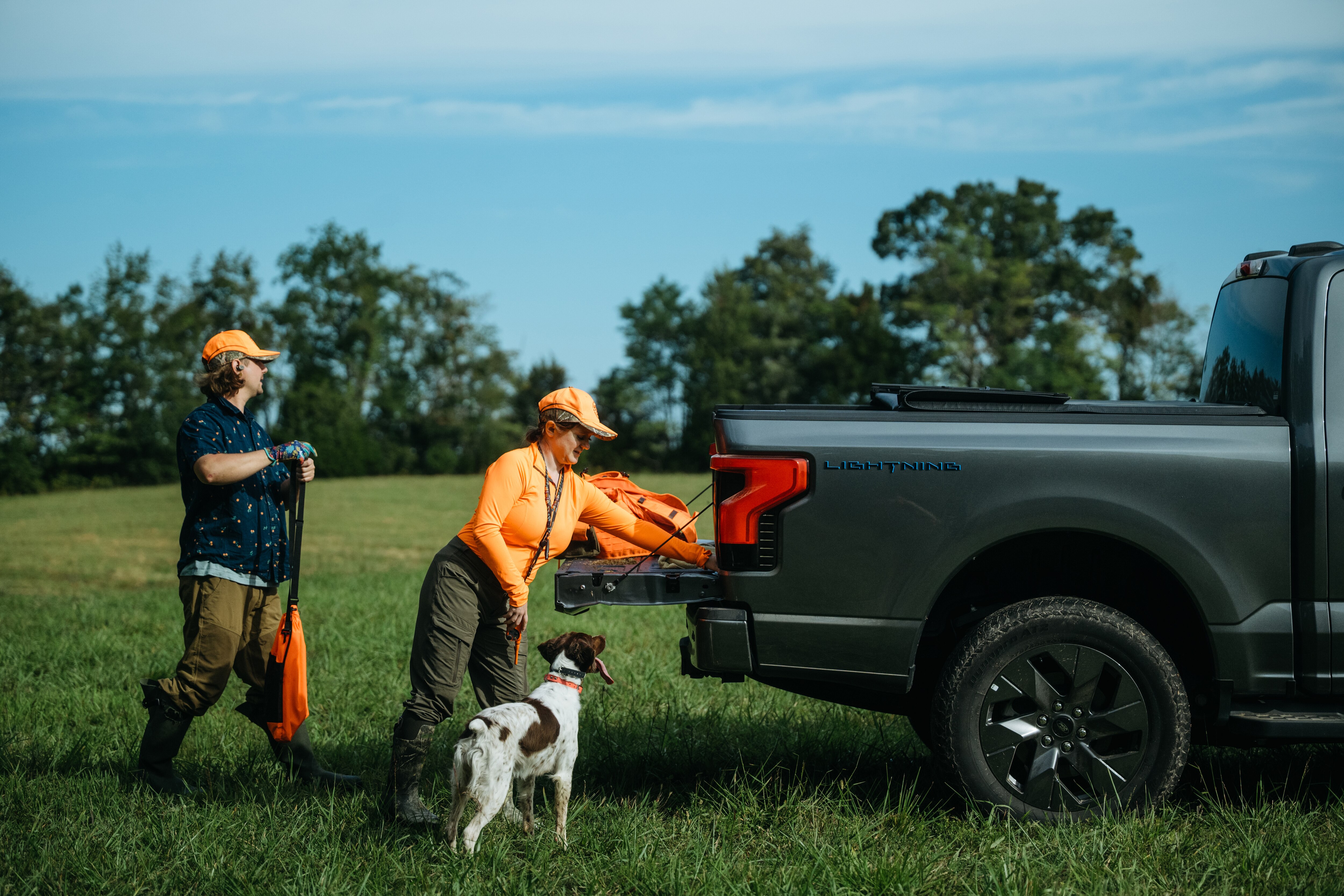 Owning an F-150 Lightning XLT aligns with Isaac and Michelle Turton’s two life passions — hunting and conservation.