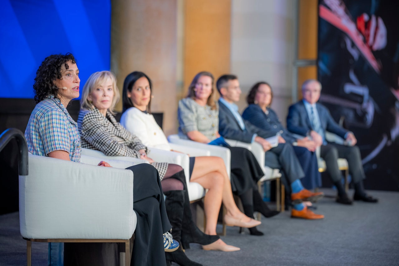 Grow With Google Founder Lisa Gevelber, speaks on a panel discussing national and state by state findings about where skilled trade gaps are greatest, what’s actually working and what we can do to take action most effectively at ACCELERATE the Essential Economy at Michigan Central Station in Detroit on Sept. 30, 2026.