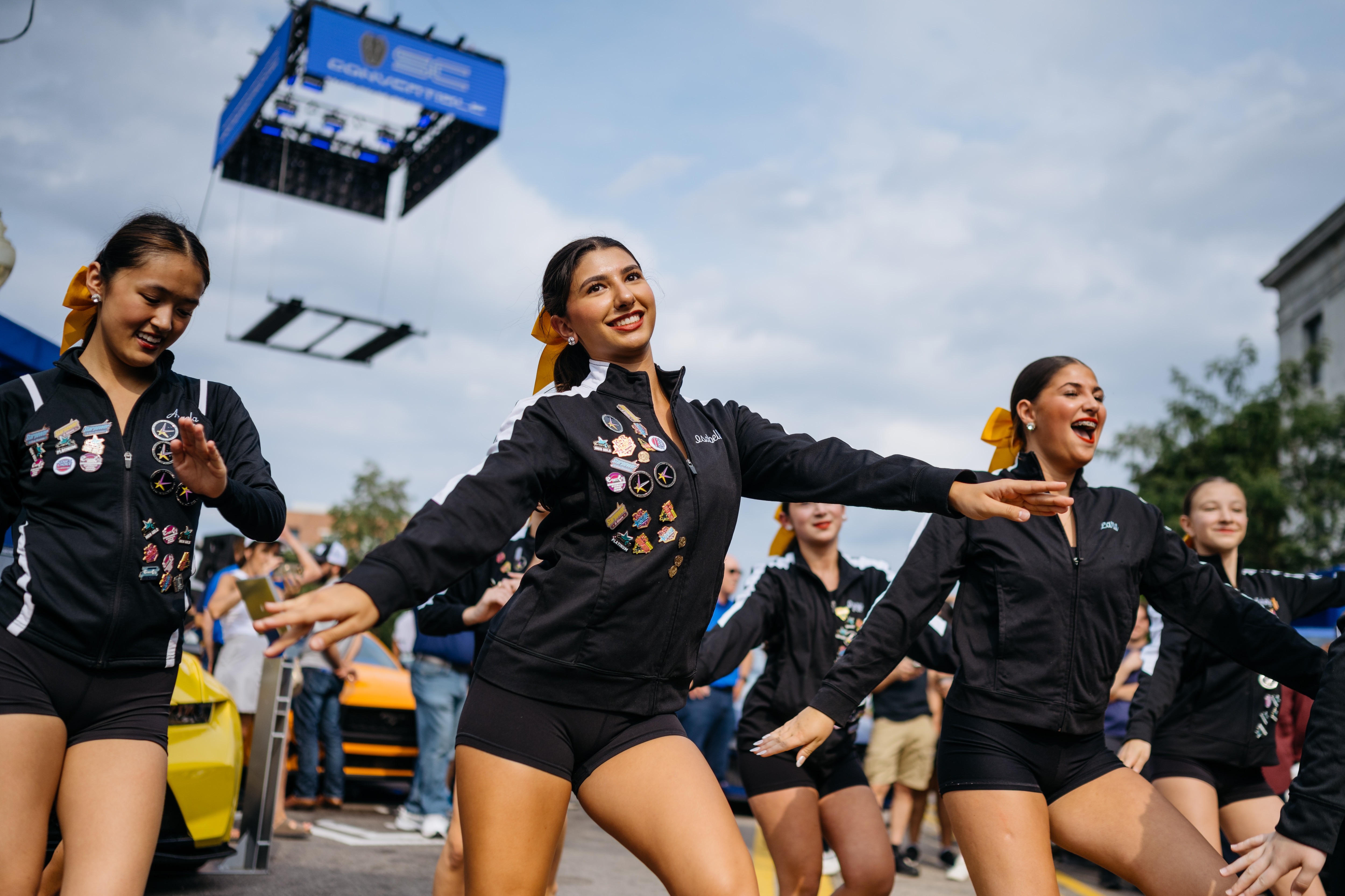 Sights from the Woodward Dream Cruise and reveal of the new Mustang Dark Horse SC Convertible on Friday, August 14, 2026.