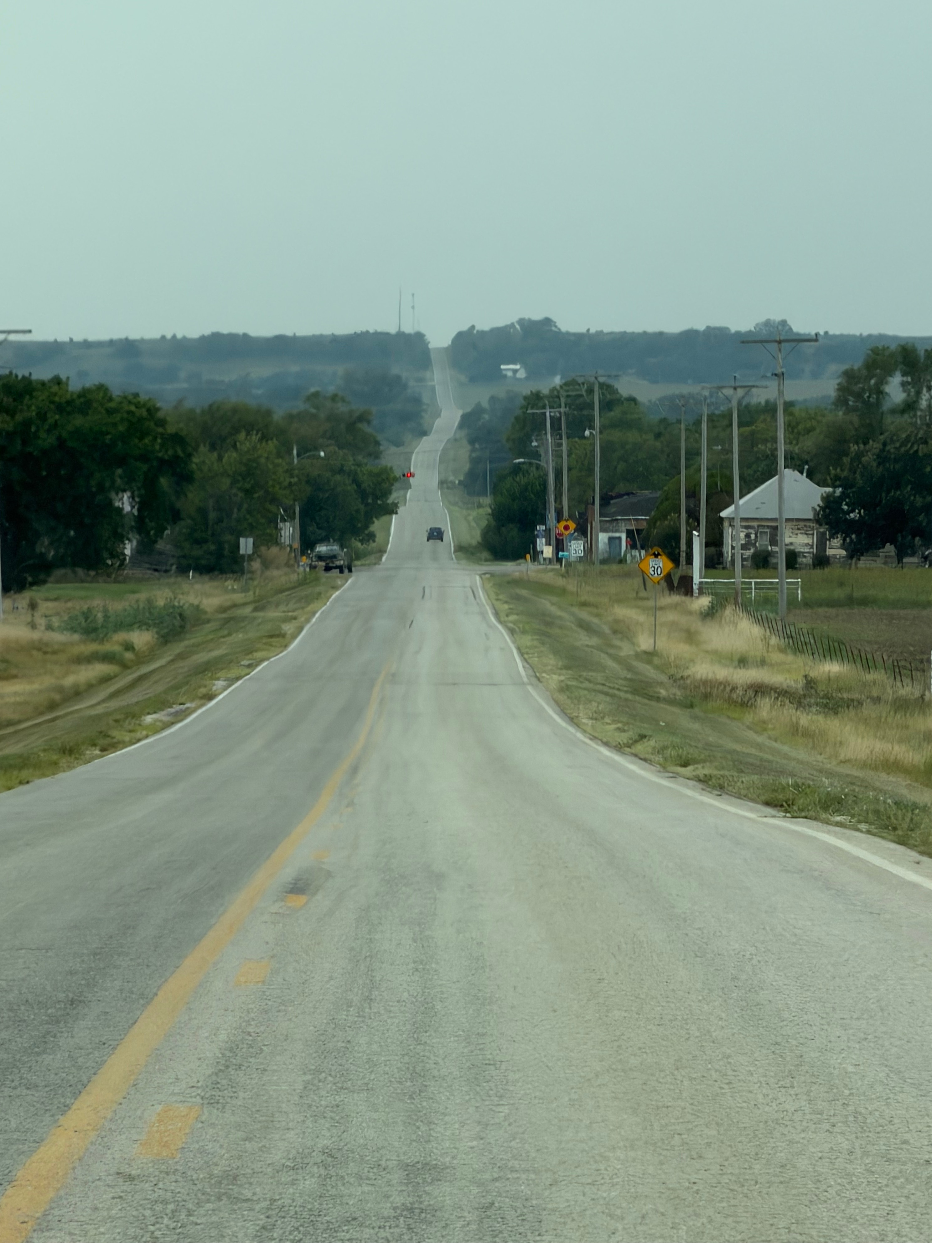 WIlling experienced varying terrain across his 3,200-mile road trip.