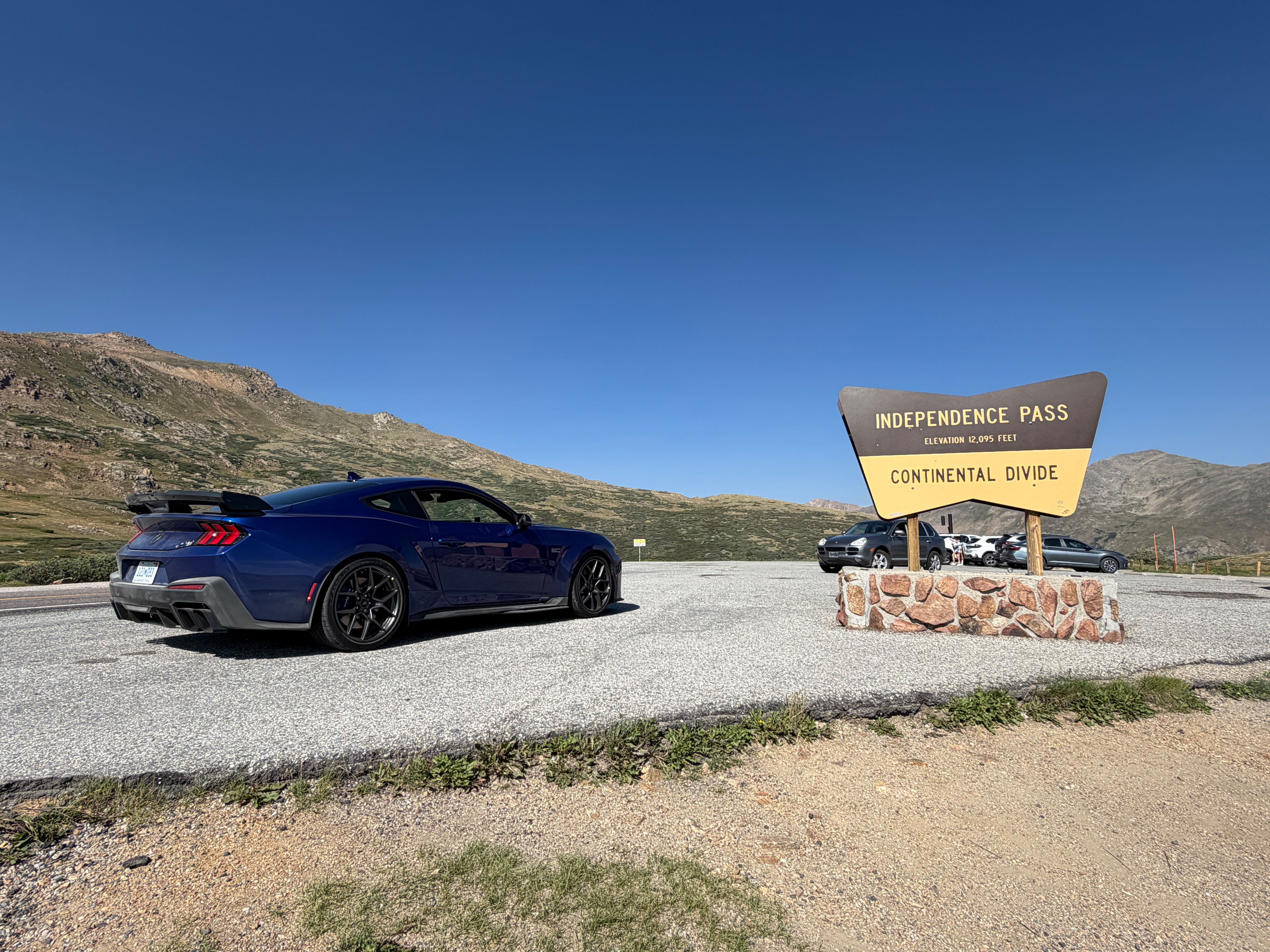 Independence Pass in Colorado was a major highlight of the trip.