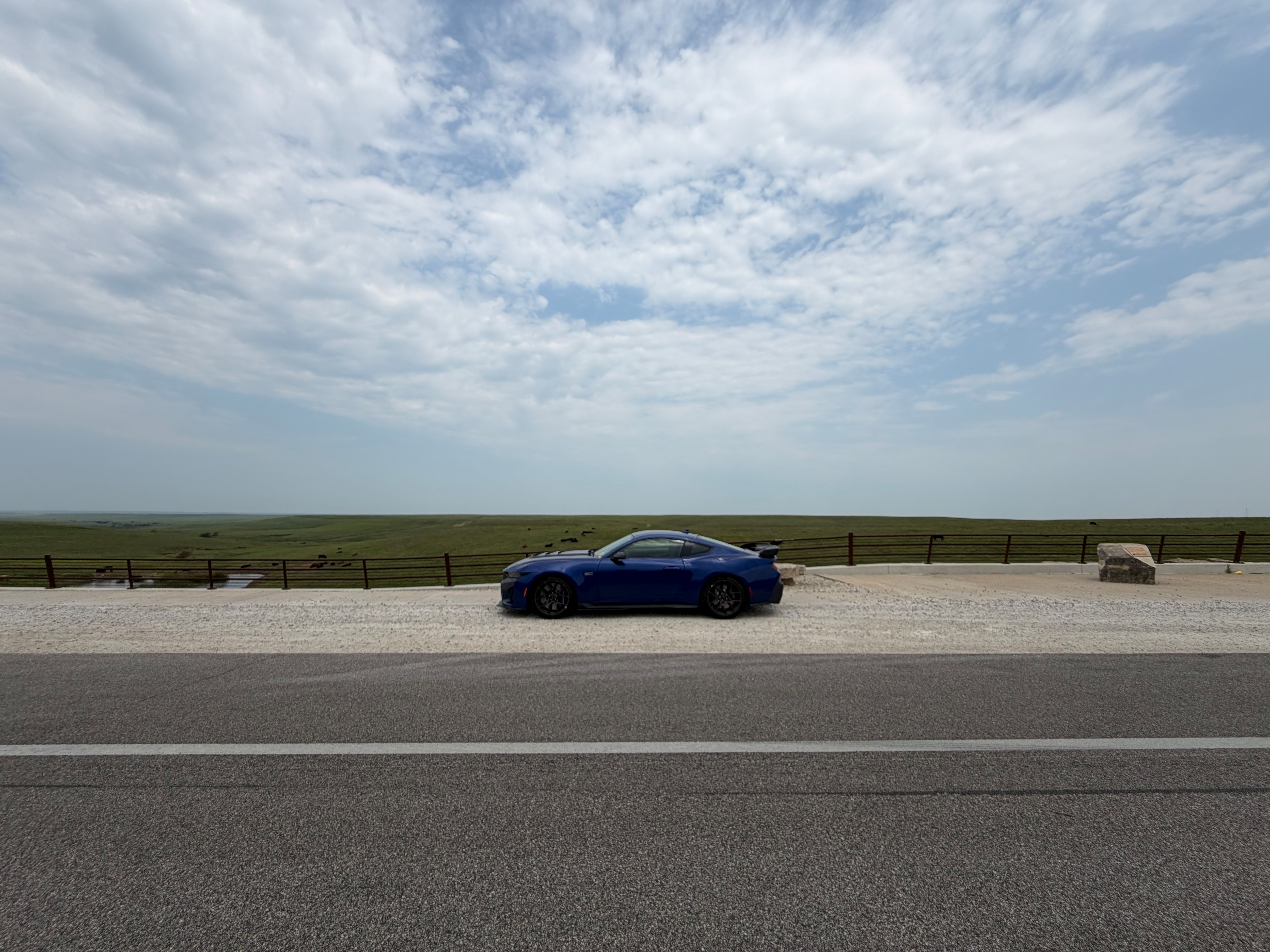 The Mustang Dark Horse SC prototype was Willing's companion for 3,200 miles.