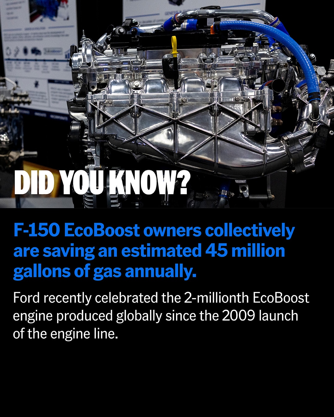 Ford recently celebrated the 2-millionth EcoBoost engine produced globally since the 2009 launch of the engine line.