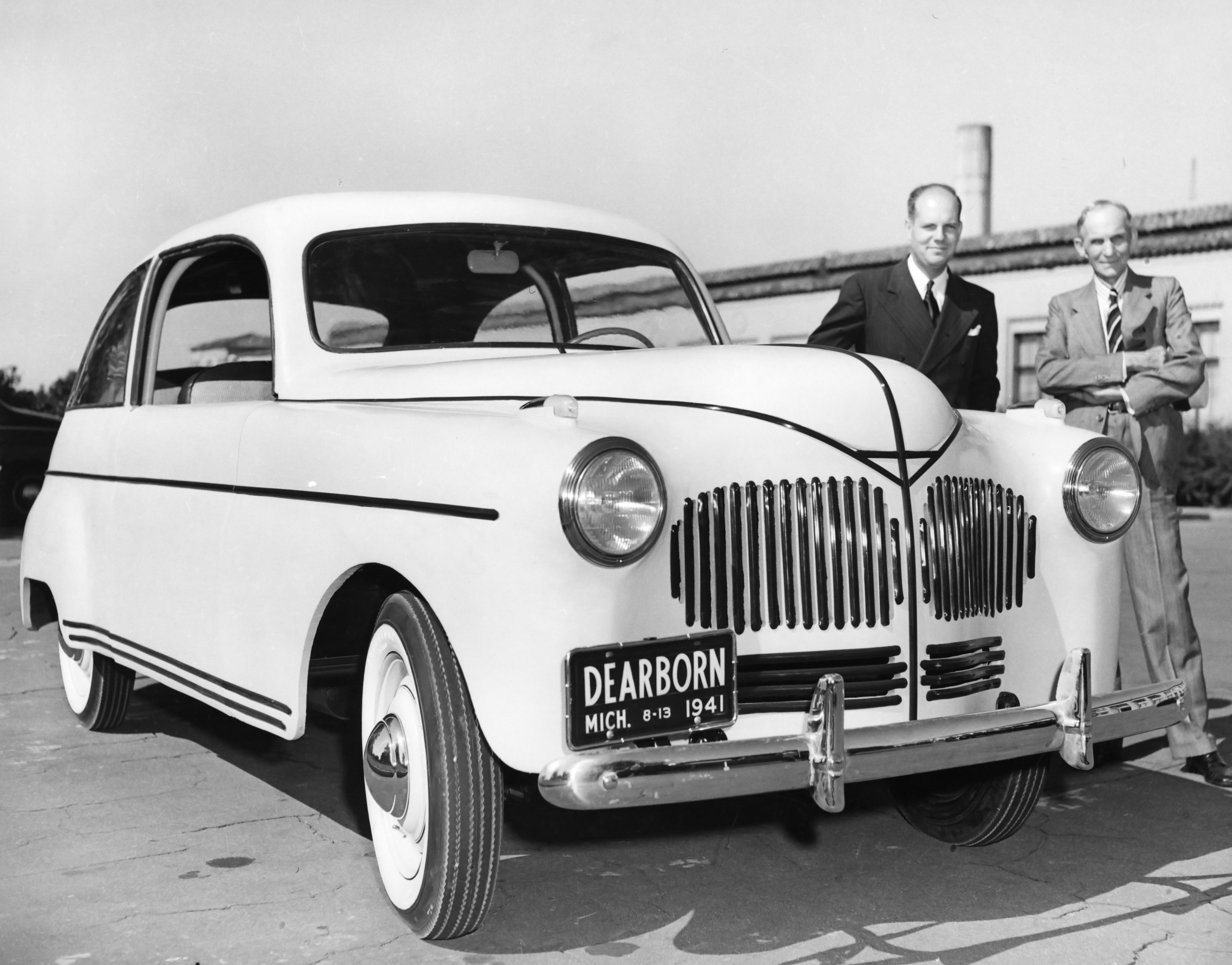 In 1941, Henry Ford built a car made partly from soybeans.