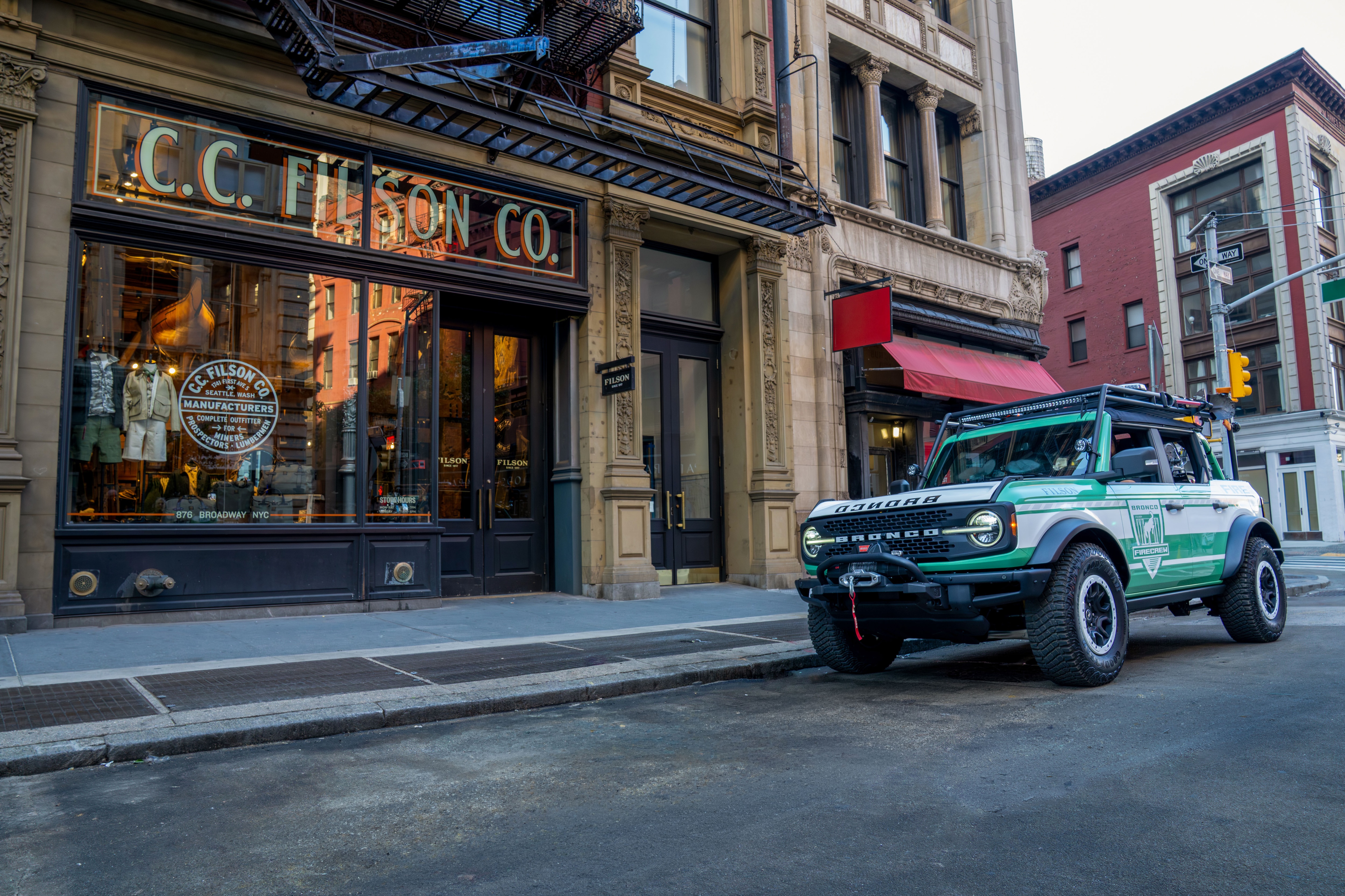 Ford and Seattle-based outdoor outfitter Filson are teaming up to introduce the newest member of the Bronco family.