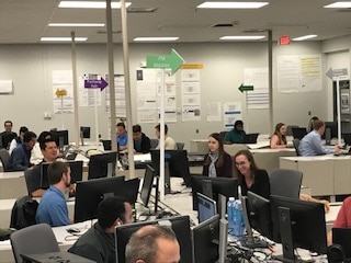 A major part of the approach was housing the entire team — people from design, engineering, electrical, manufacturing, marketing, purchasing, and other functions — in a large windowless room at Ford’s Product Development Center in Dearborn.