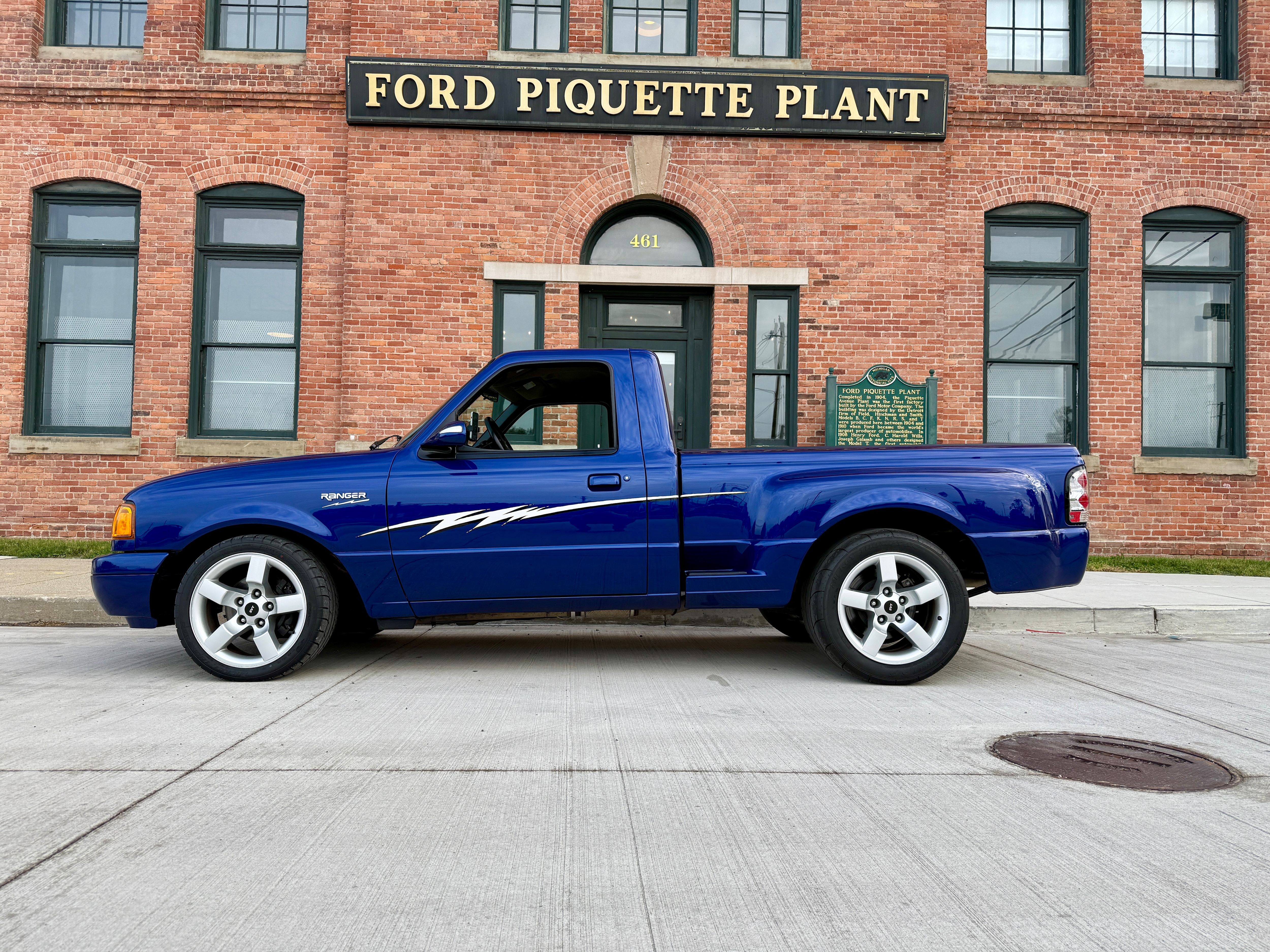 The SVT Ranger Lightning Bolt is just one of the countless unique vehicles that make up the Ford Heritage Fleet.