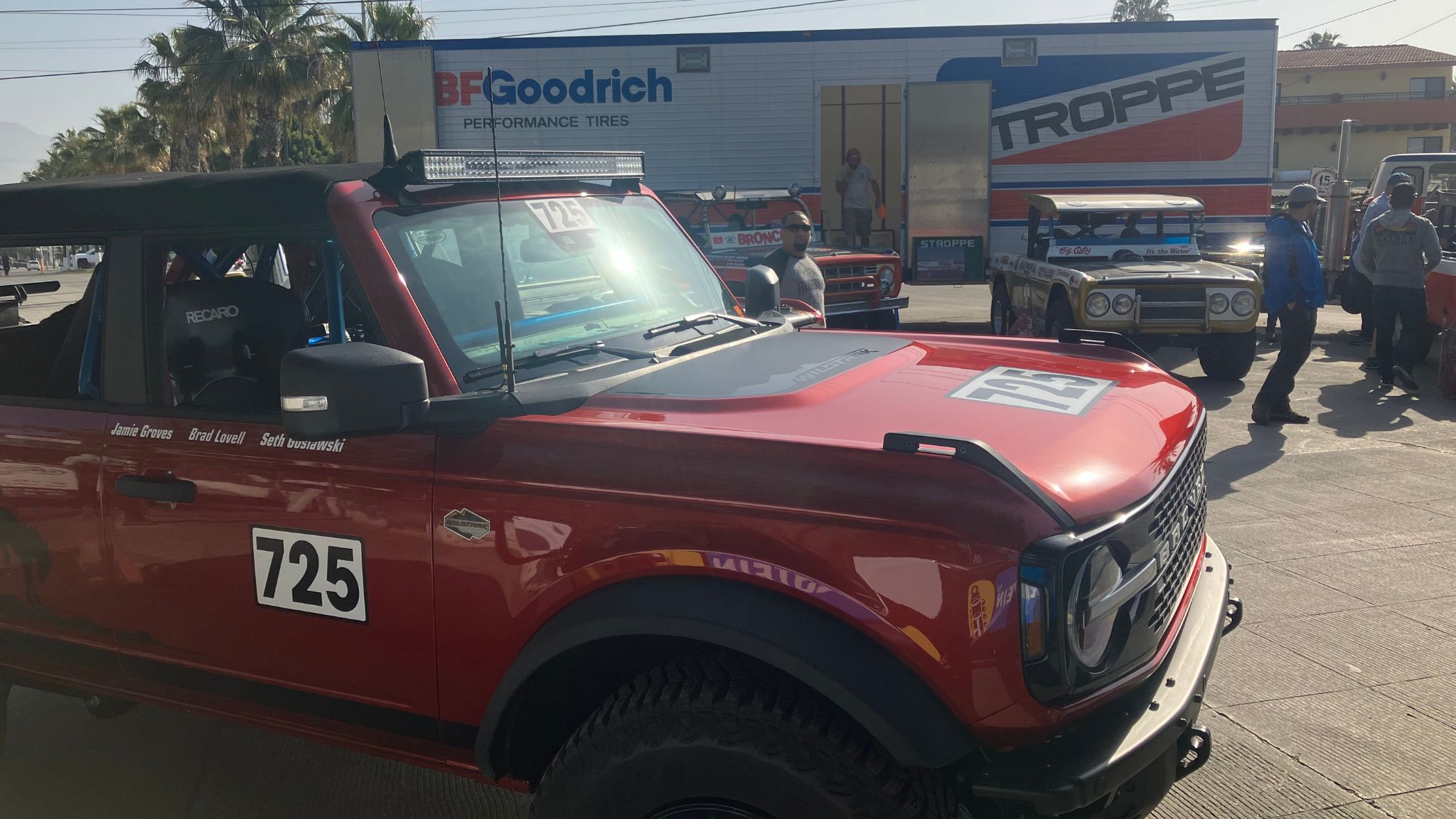 2024 Bronco® Wildtrak® model with optional equipment, available Ford Accessories, aftermarket equipment, and extra-cost color option shown.