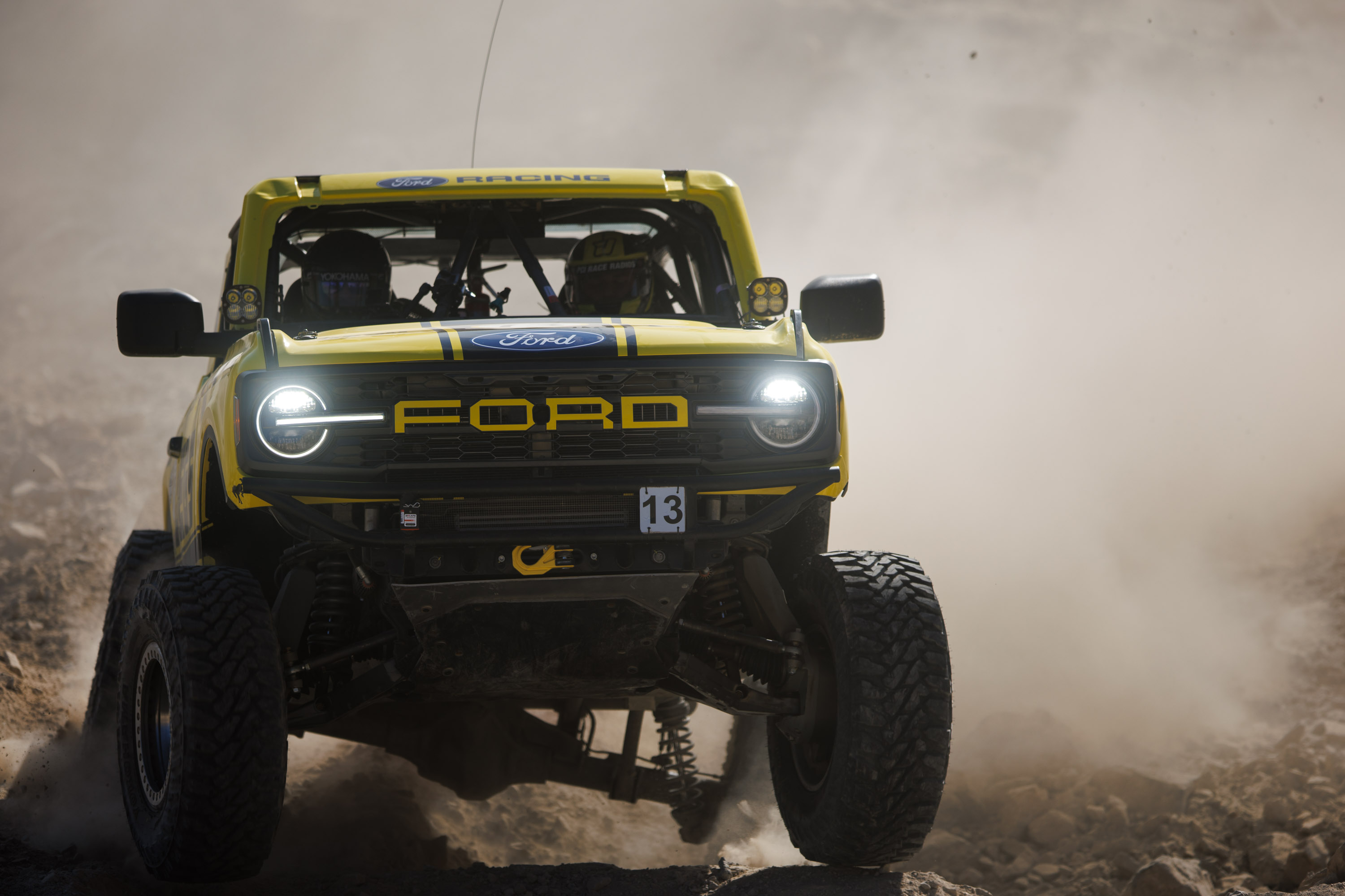 Ford Racing debuts the Bronco Raptor 4600 that will compete in the Ultra4 stock-based vehicle class at King of the Hammers.