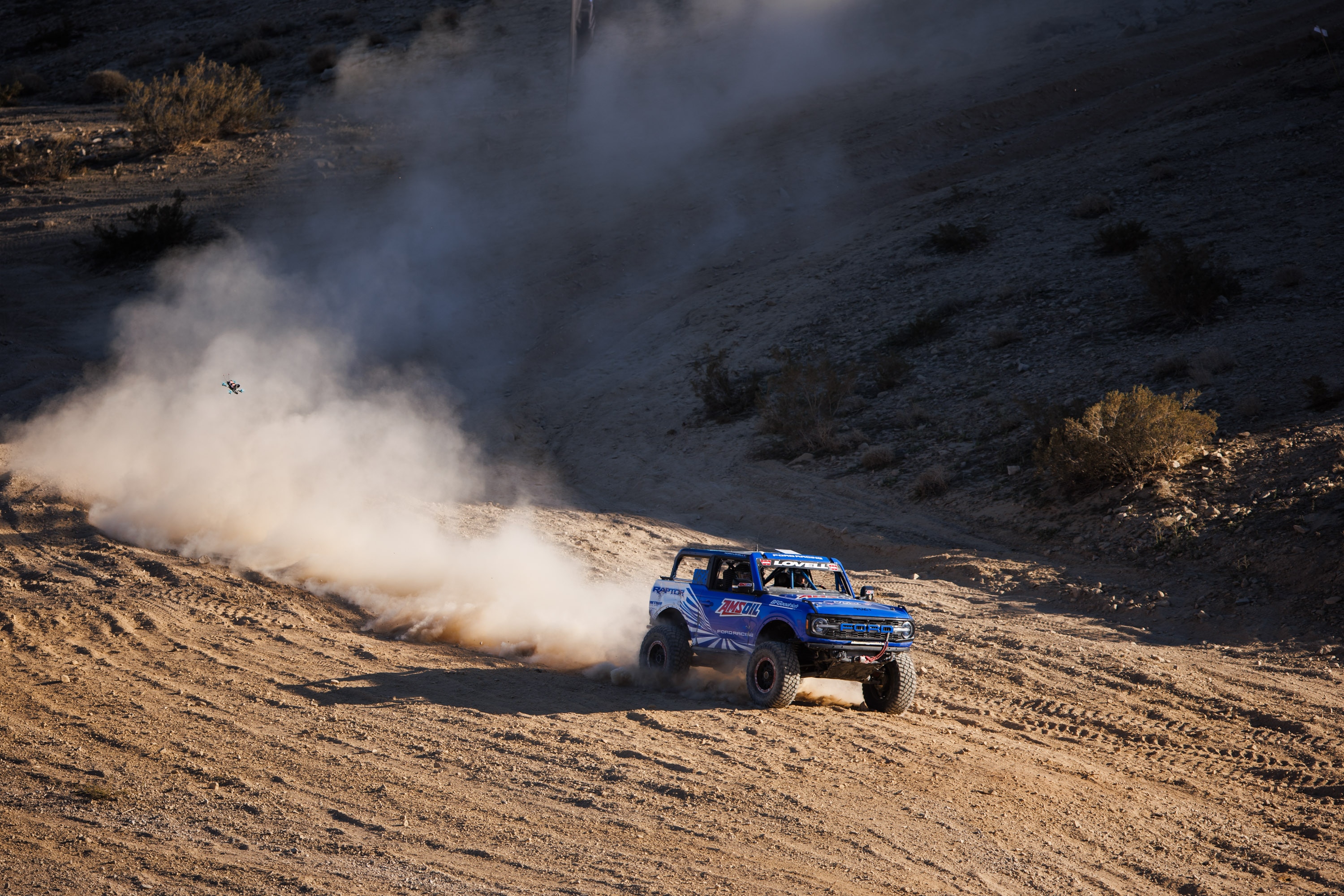 Ford Racing debuts the Bronco Raptor 4600 that will compete in the Ultra4 stock-based vehicle class at King of the Hammers.