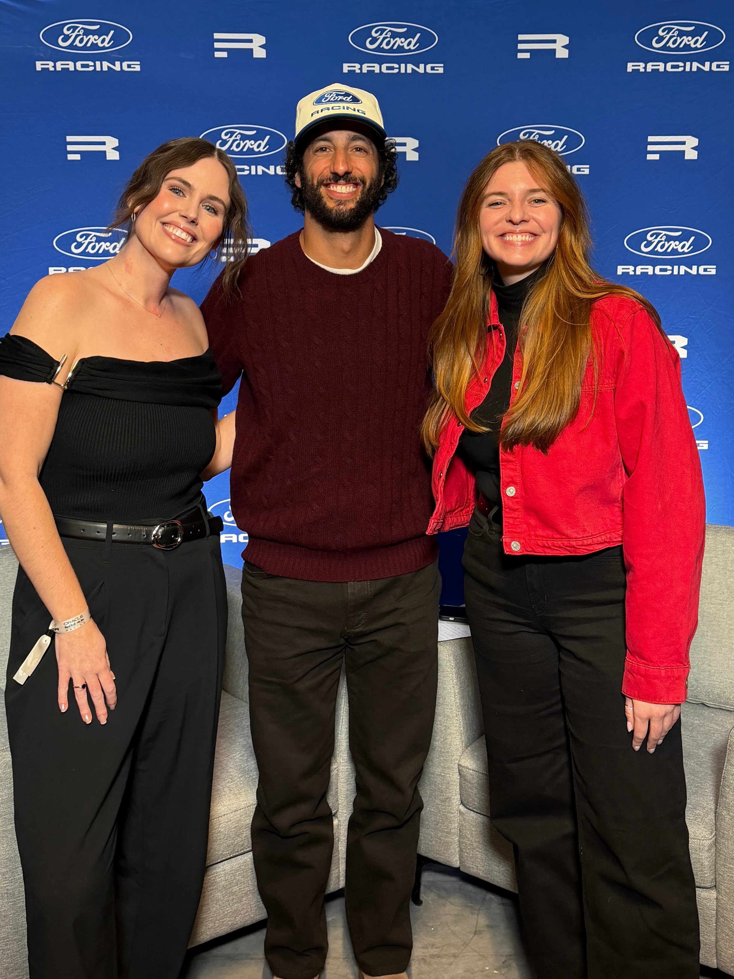 Hannah and Zoe, who lead the podcast Fan Behavior, recently interviewed Daniel Ricciardo — the very driver who inspired them to start their platform.