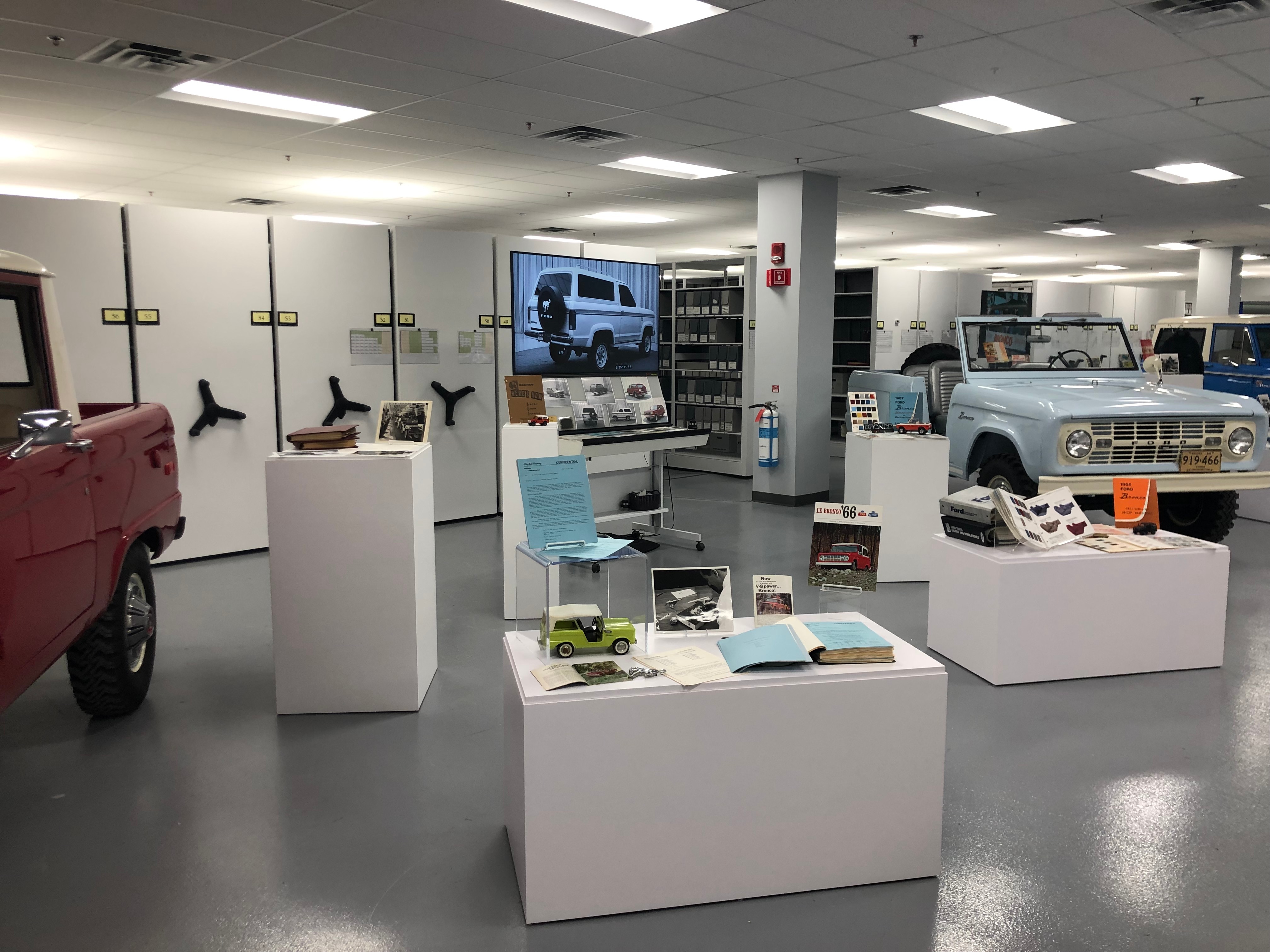 The state-of-the-art current home of the Archives includes an exhibit space.