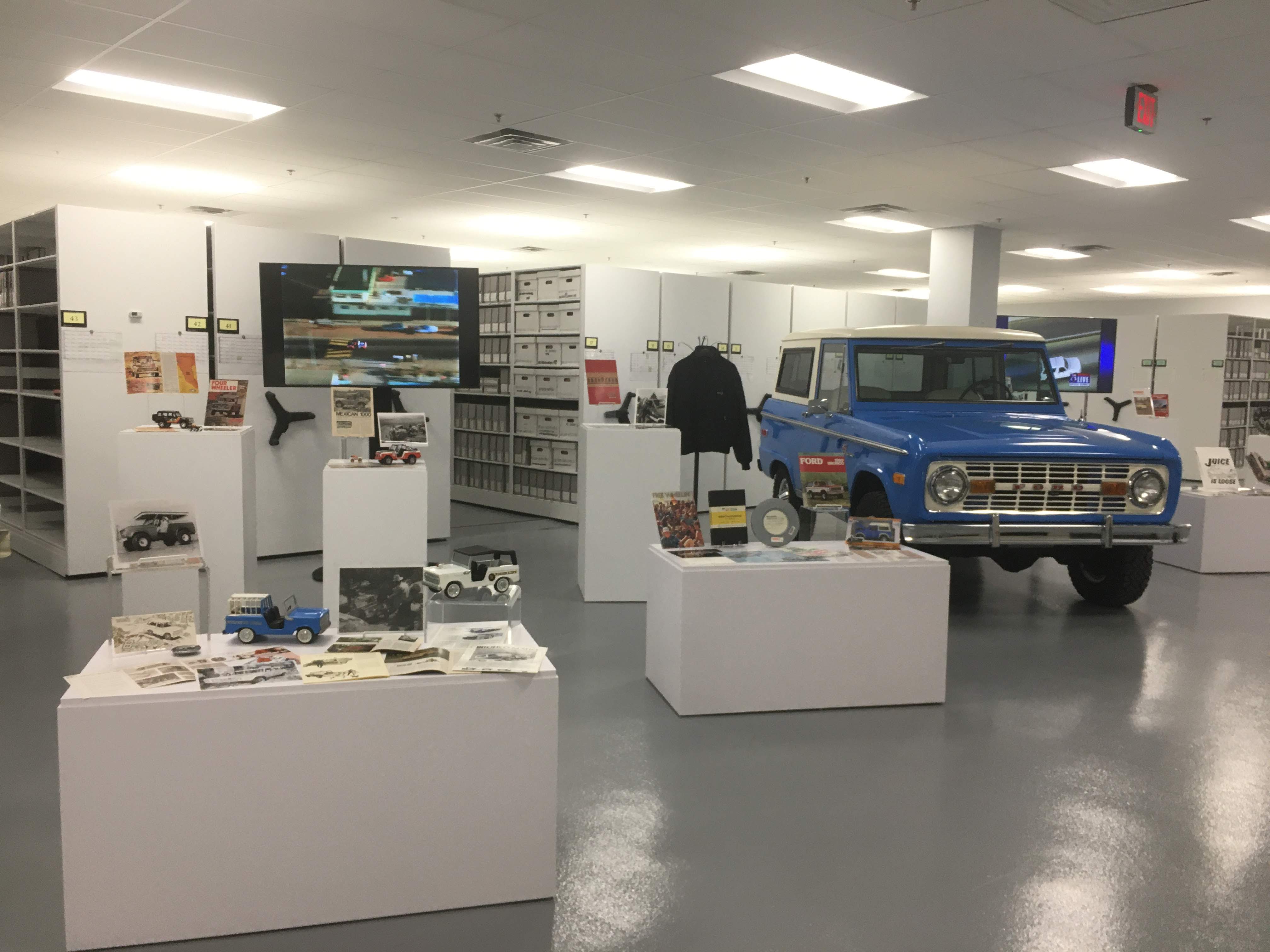 The state-of-the-art current home of the Archives includes an exhibit space.