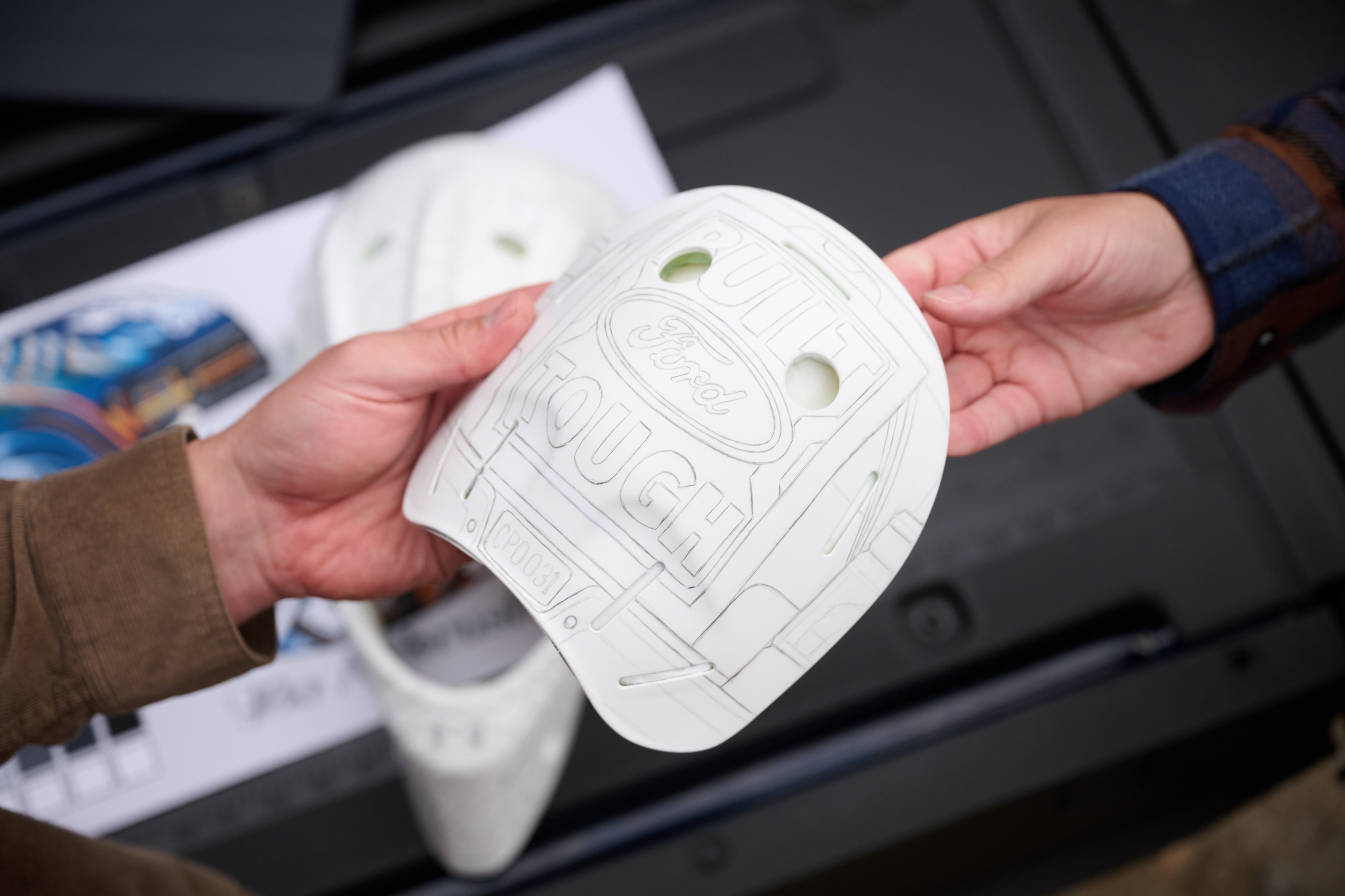 Jordon Bourgeault, a world-renowned airbrush artist specializing in high-detail and complex designs, shares a dream project — designing a goalie mask for Ford and Carey Price.