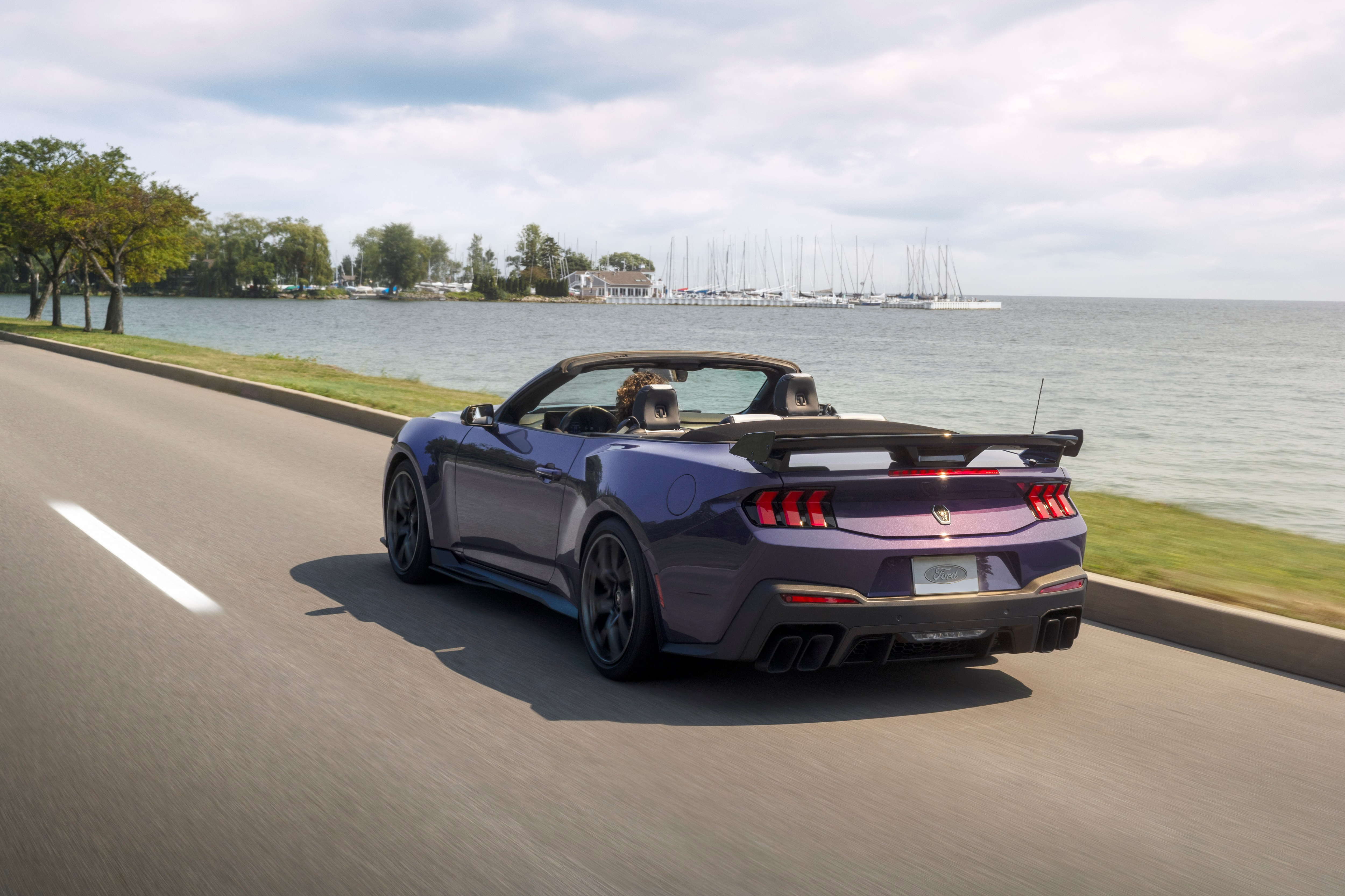 Ford Racing introduces the new Mustang® Dark Horse® SC convertible — the first new high-performance Mustang convertible since 2013 and the most powerful open-air Mustang ever. Orders open this fall, with cars arriving in dealer showrooms in spring 2027.