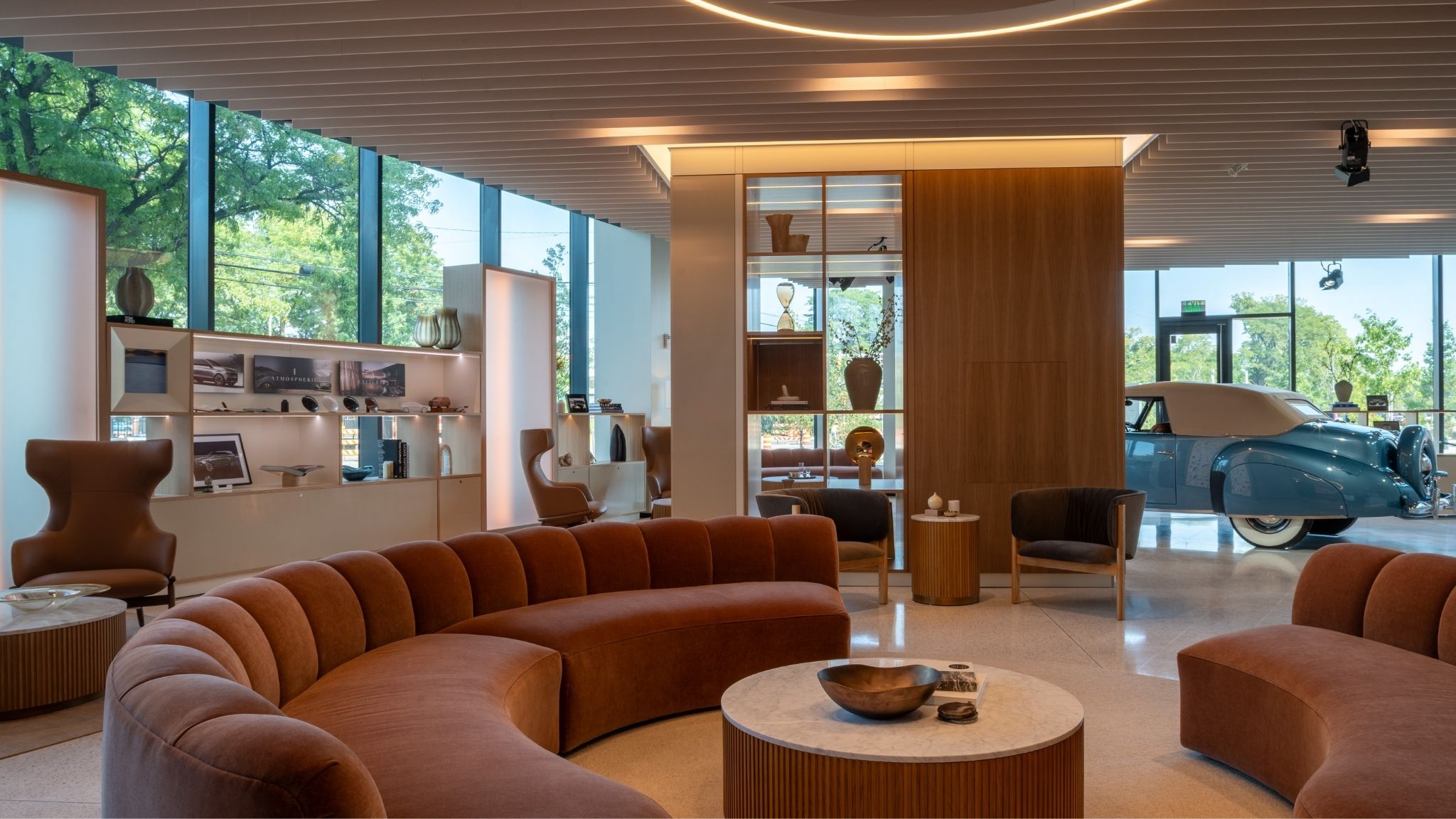 The new Ford retail store located inside World Headquarters opened Monday, welcoming visitors and employees alike. 