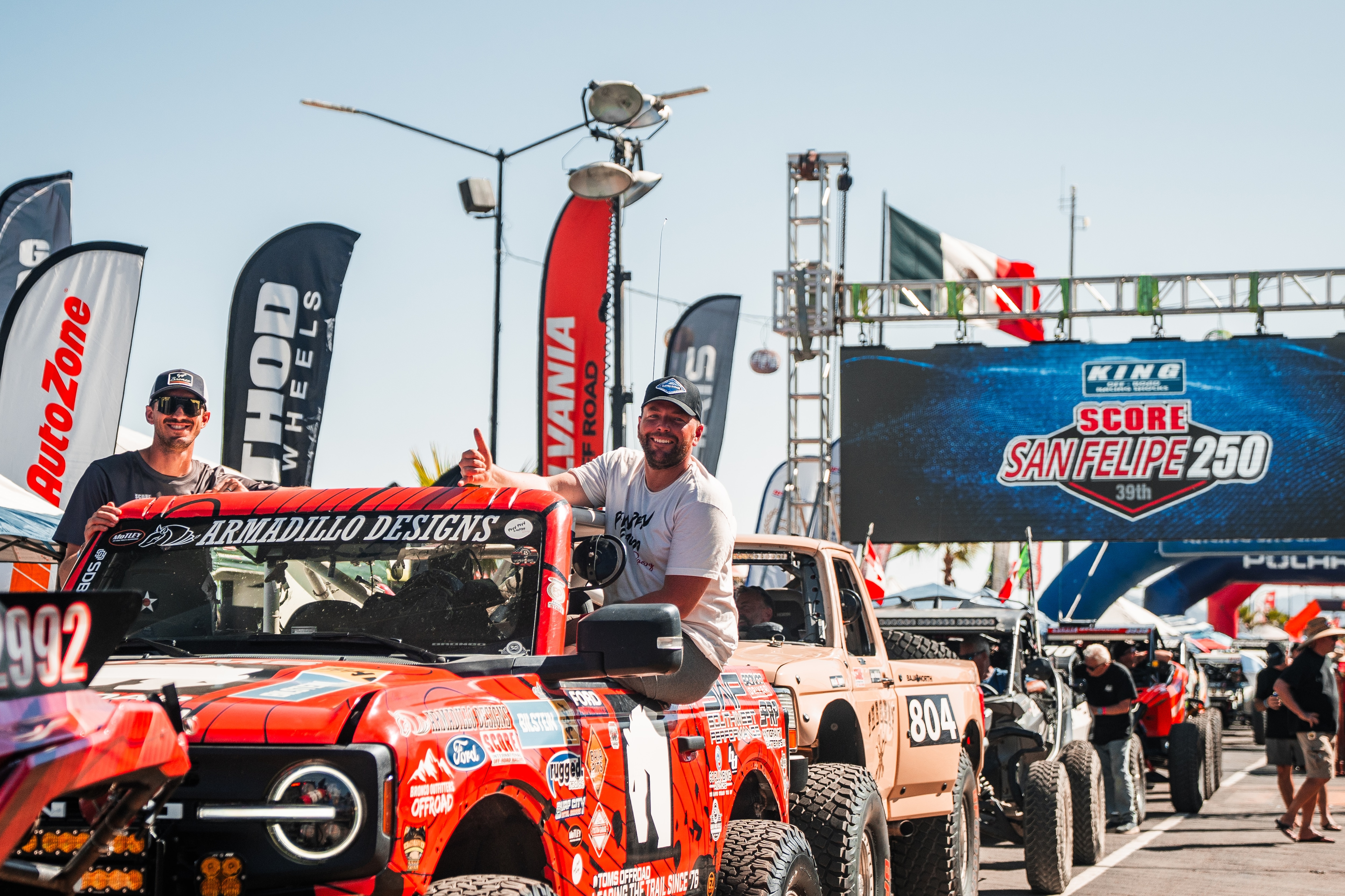 RJ Zanon crossed the finish line and took home the Class 3 win at the San Felipe 250.