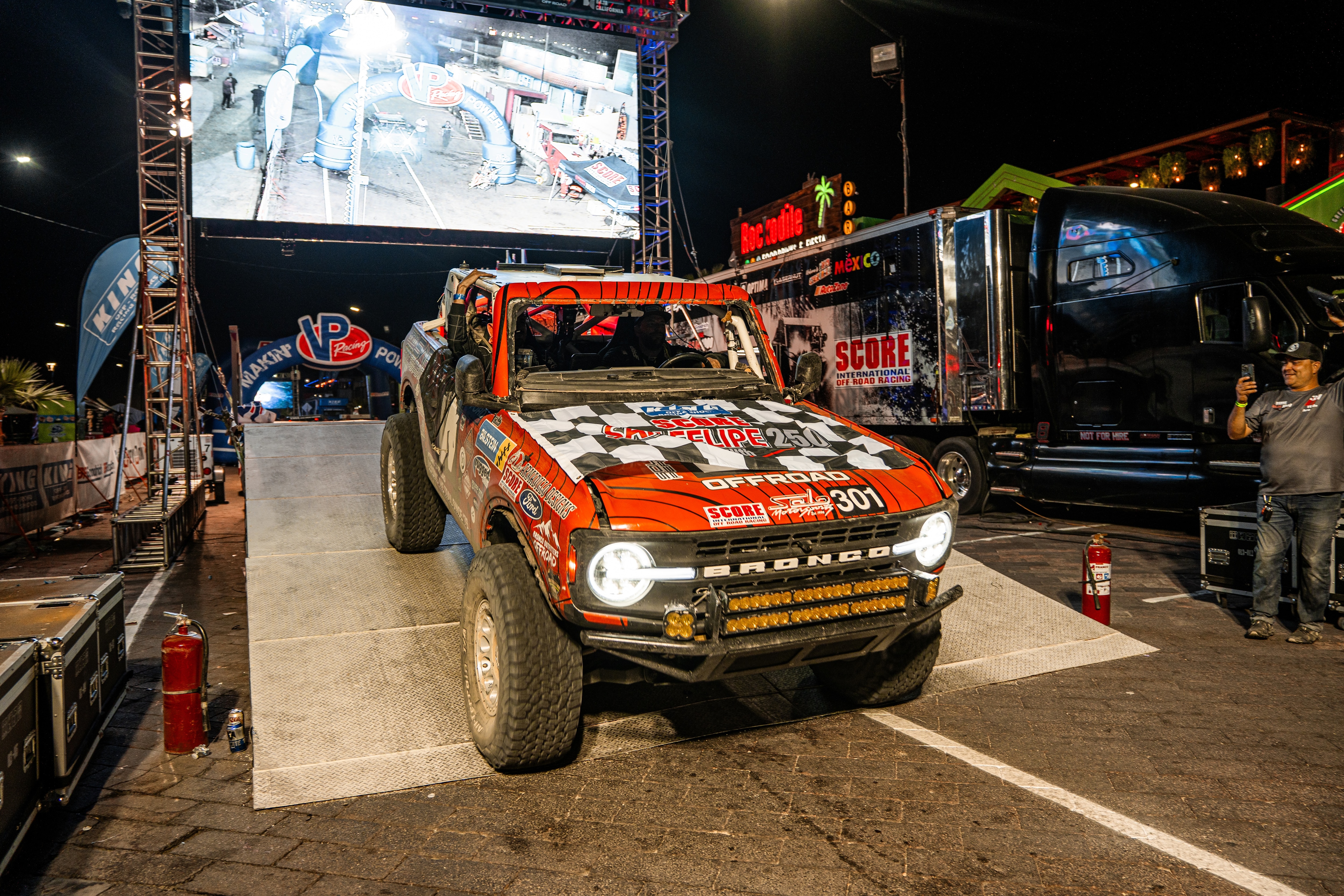 RJ Zanon crossed the finish line and took home the Class 3 win at the San Felipe 250.