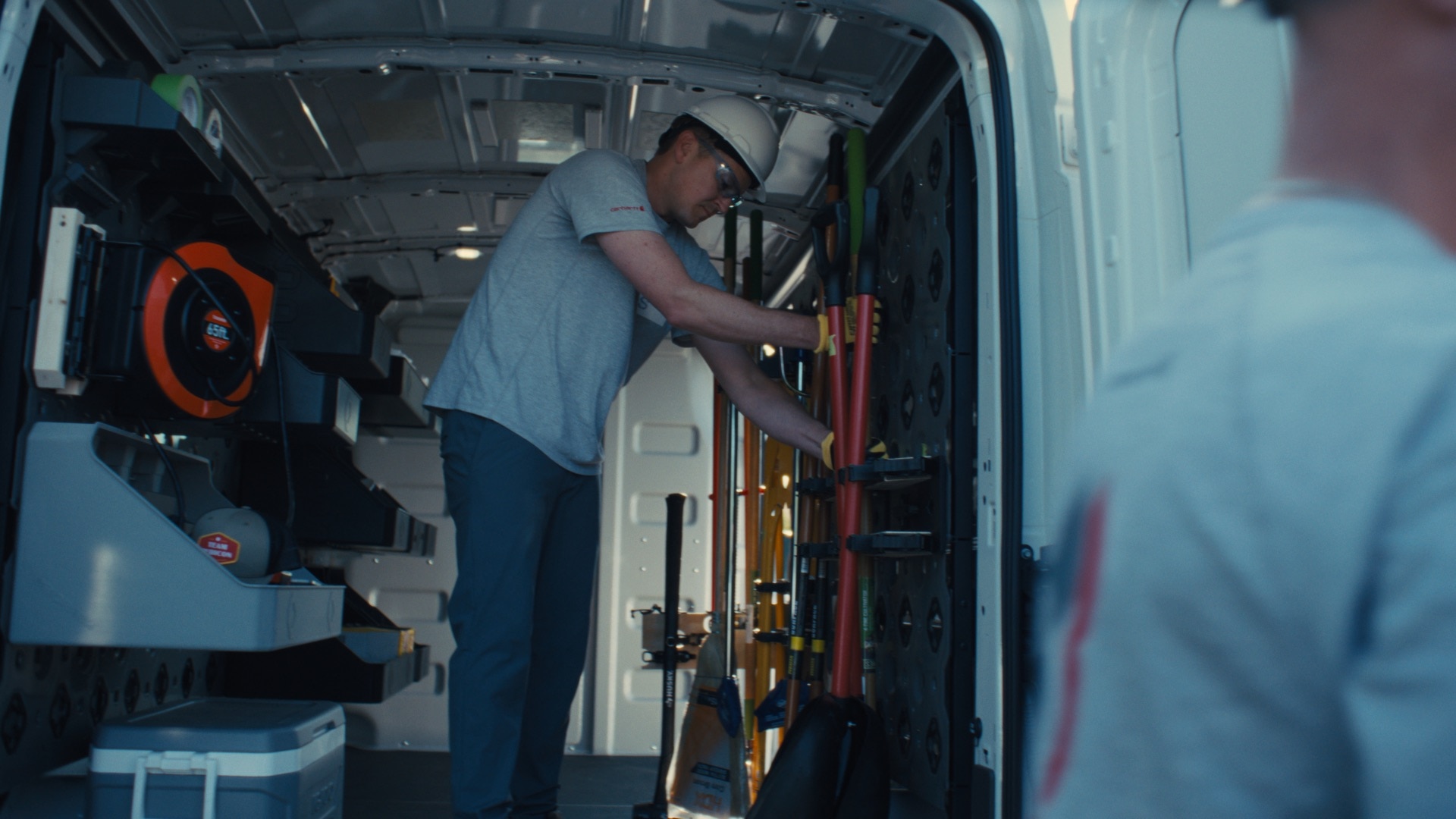 Deployed to flood-ravaged Texas Hill Country, a custom Ford Transit van designed with GRIDRACK helps Team Rubicon disaster responders save critical time.