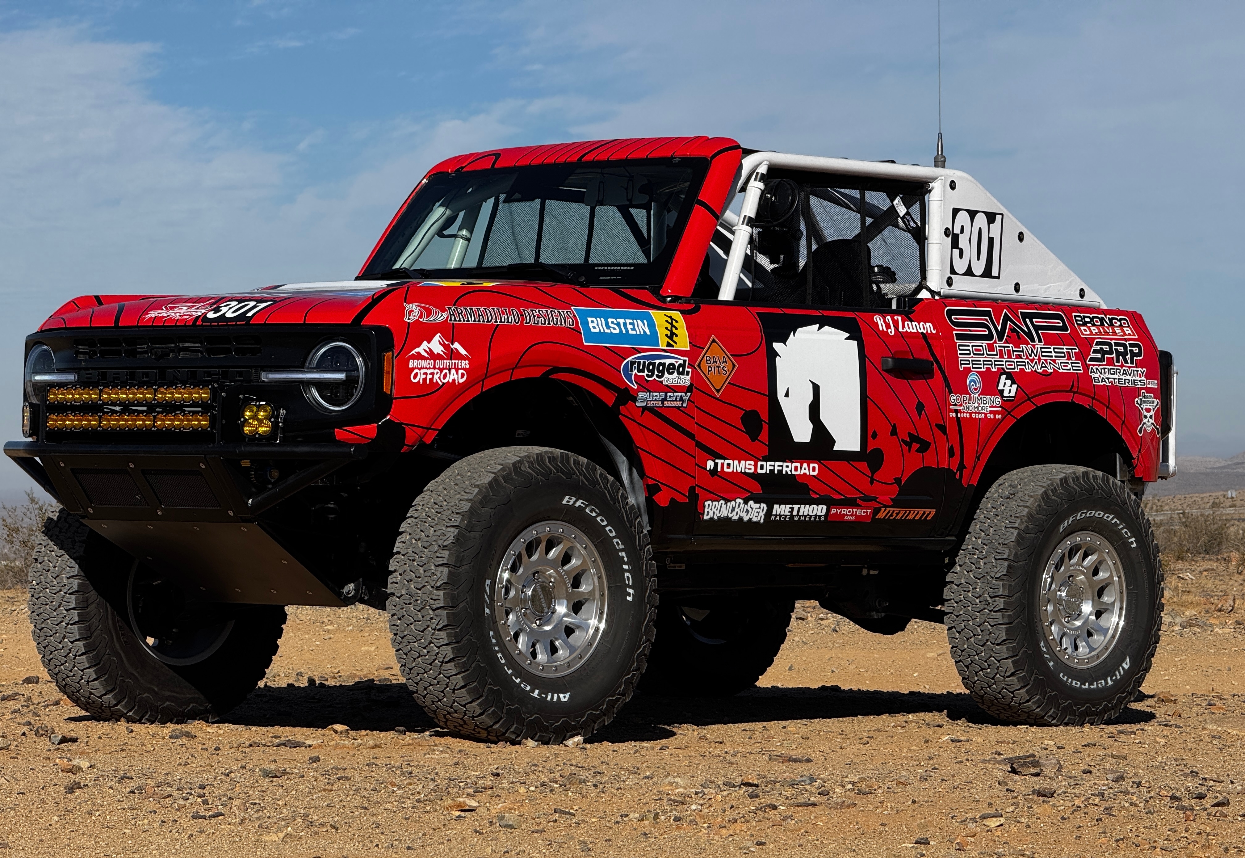 RJ Zanon turned a crash-damaged Bronco into a desert racer to fulfil his Baja 1000 dream.