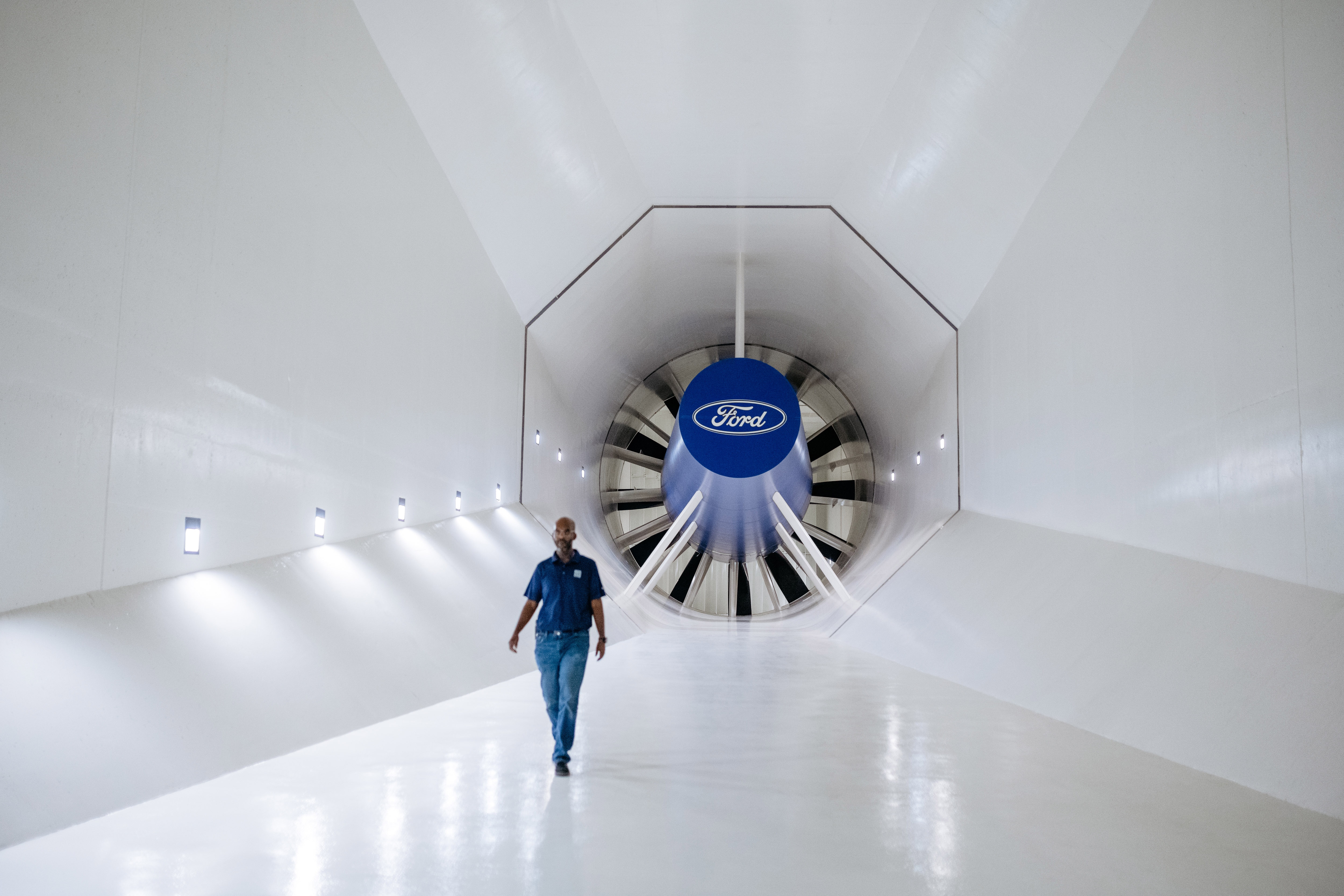 A look inside the Ford Rolling Road Wind Tunnel, one of Ford’s most powerful tools for ensuring that every vehicle we assemble is ready for both road and race track.