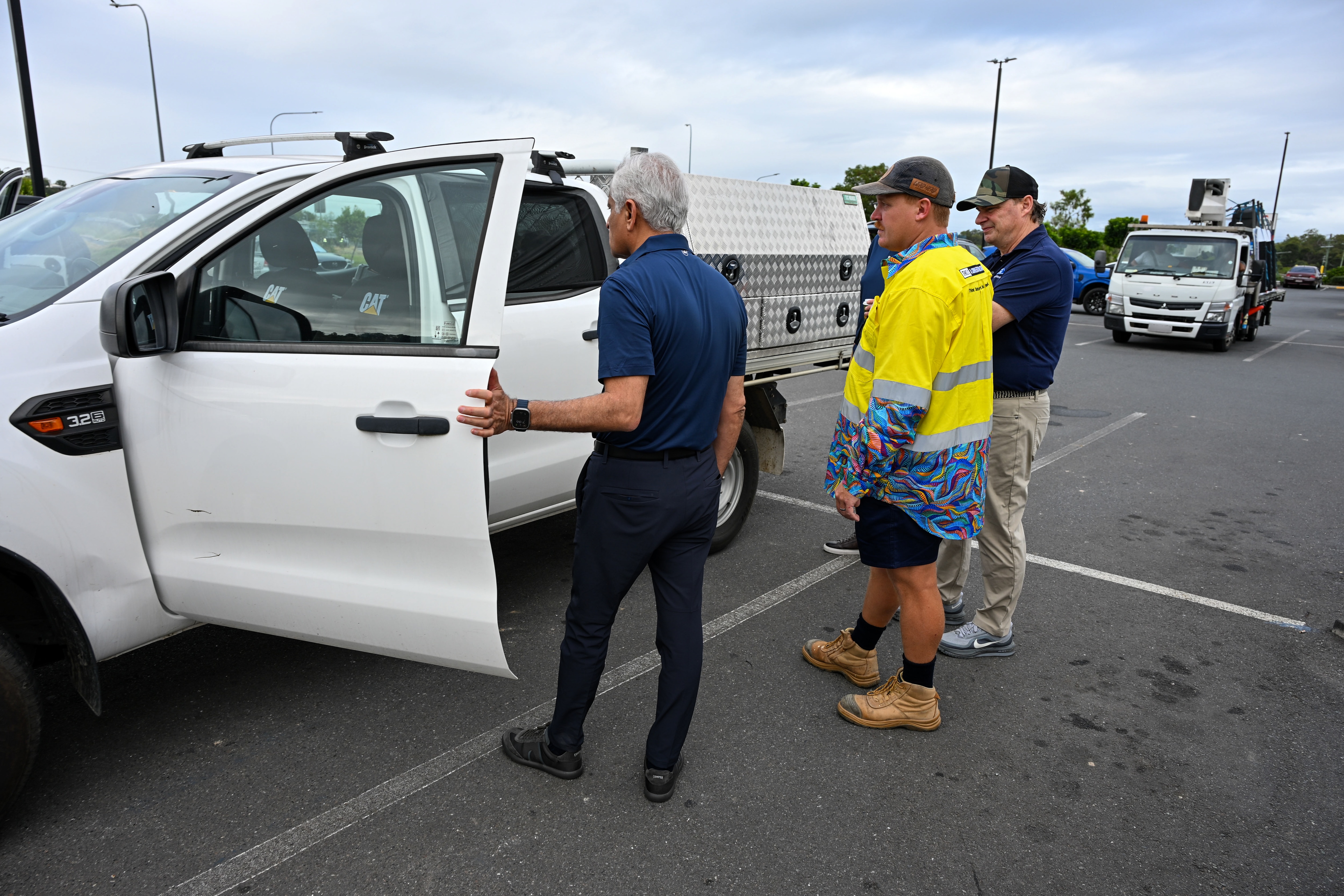 Jim headed to a hardware store to hear from contractors and tradesmen about how they use their trucks in their businesses.