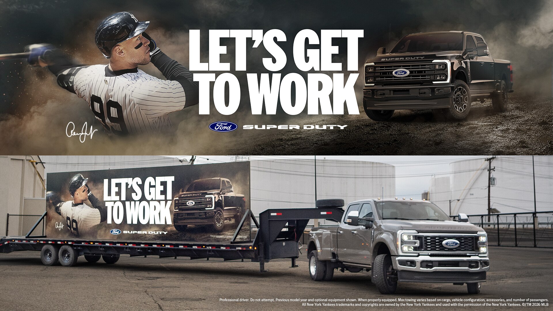Let's Get to Work: Ford Partners with Aaron Judge