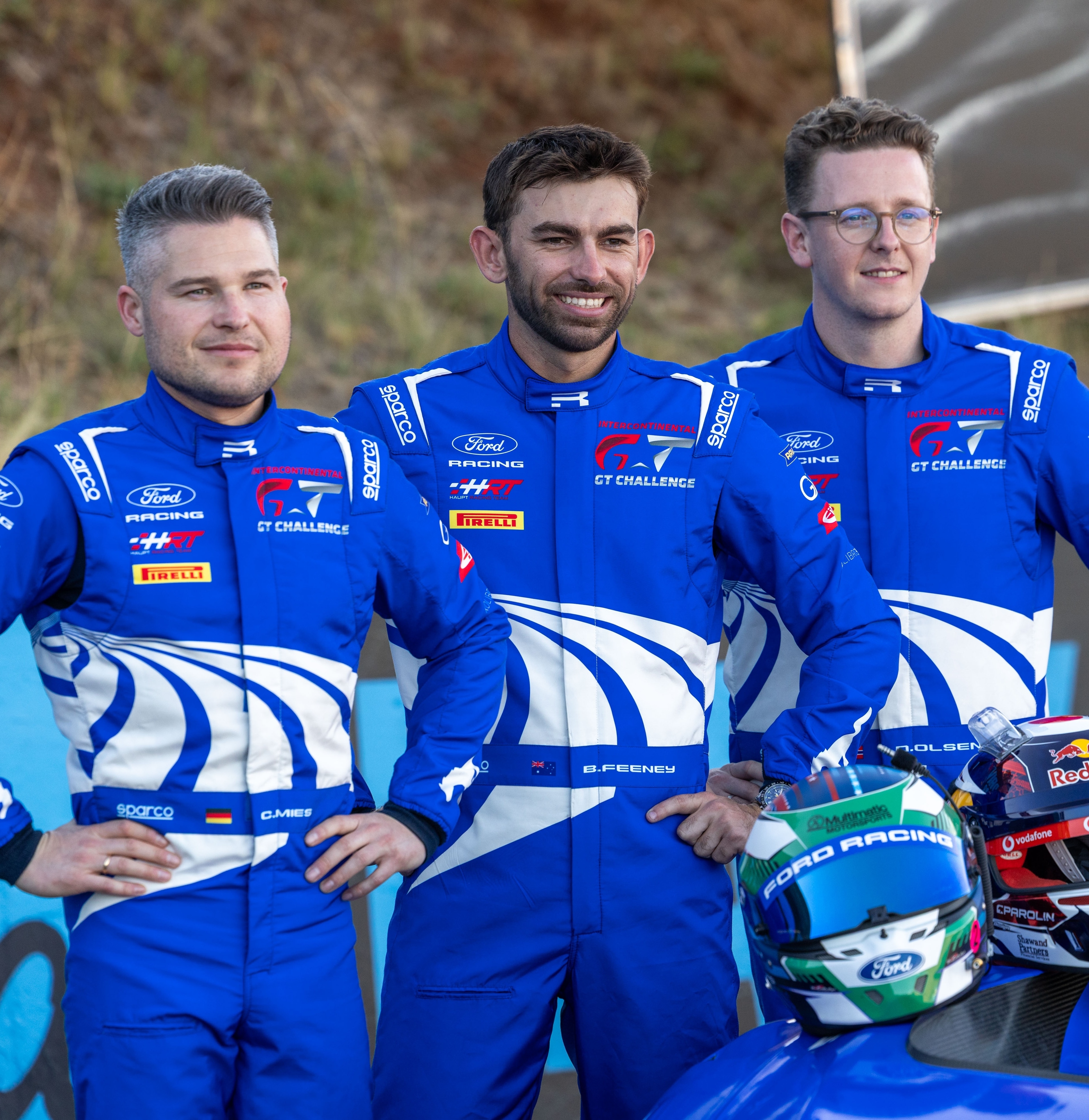 Christopher Mies (left,) Broc Feeney (center), and Dennis Olsen (right)