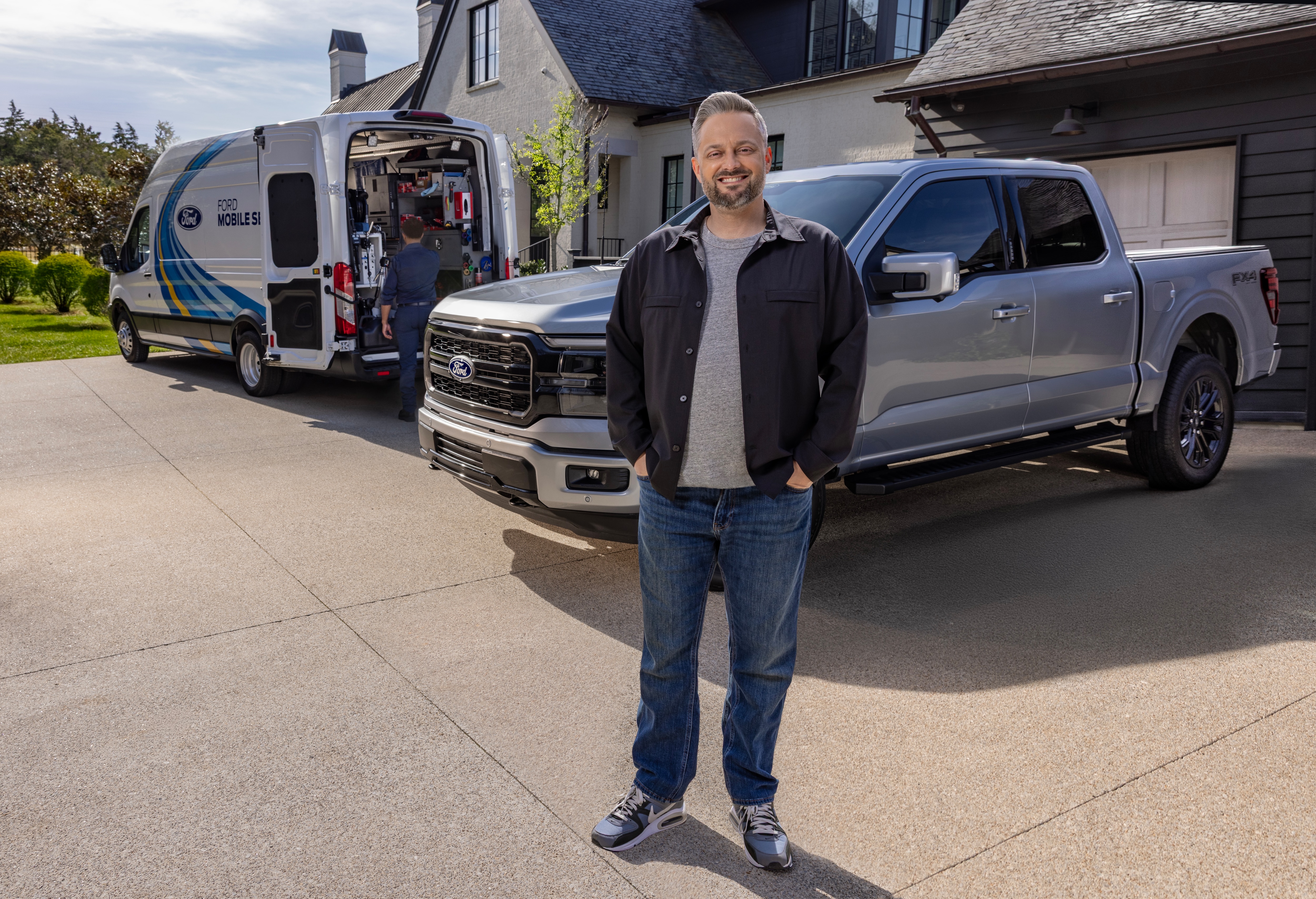 Nate Bargatze is the face of the new Real Parts. Real Pros. Real Easy campaign, which launches Oct. 1 across streaming TV, digital video, and social media.