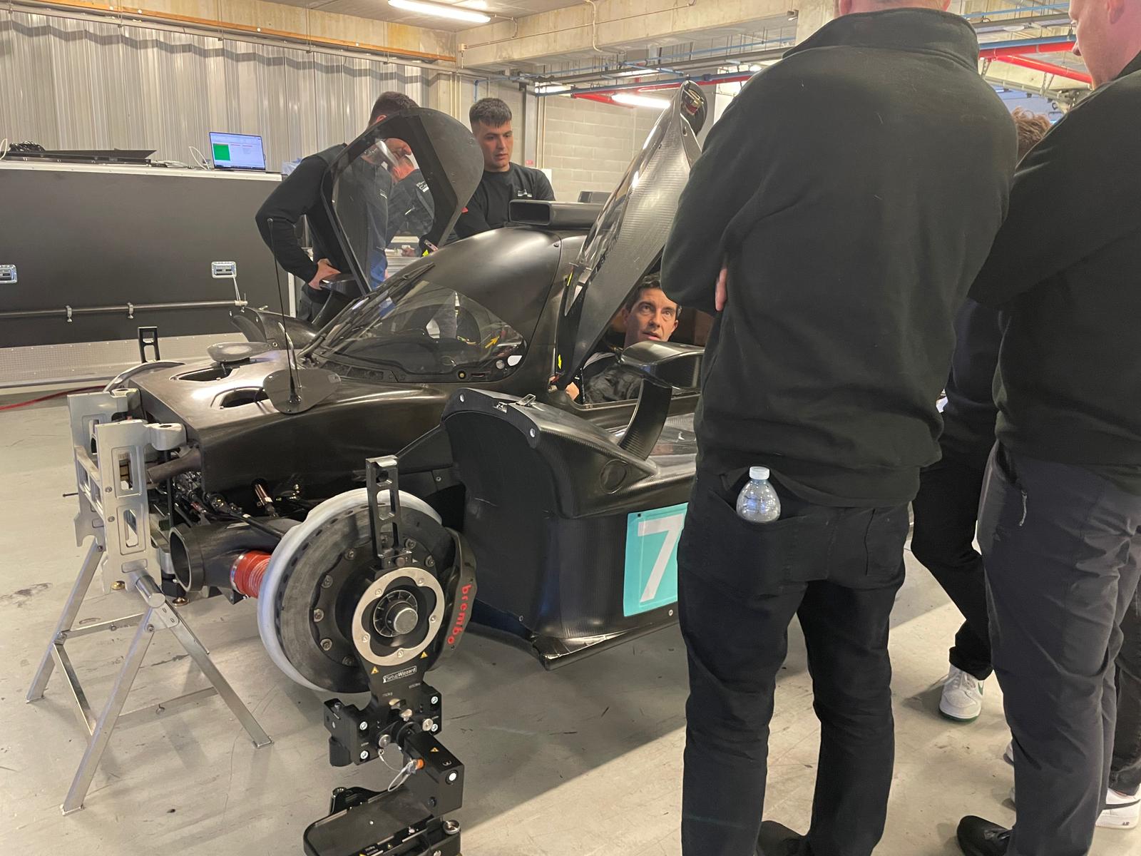 Venture Motorsports Team prepares LMP2 entry with Mike Rockenfeller in the cockpit.