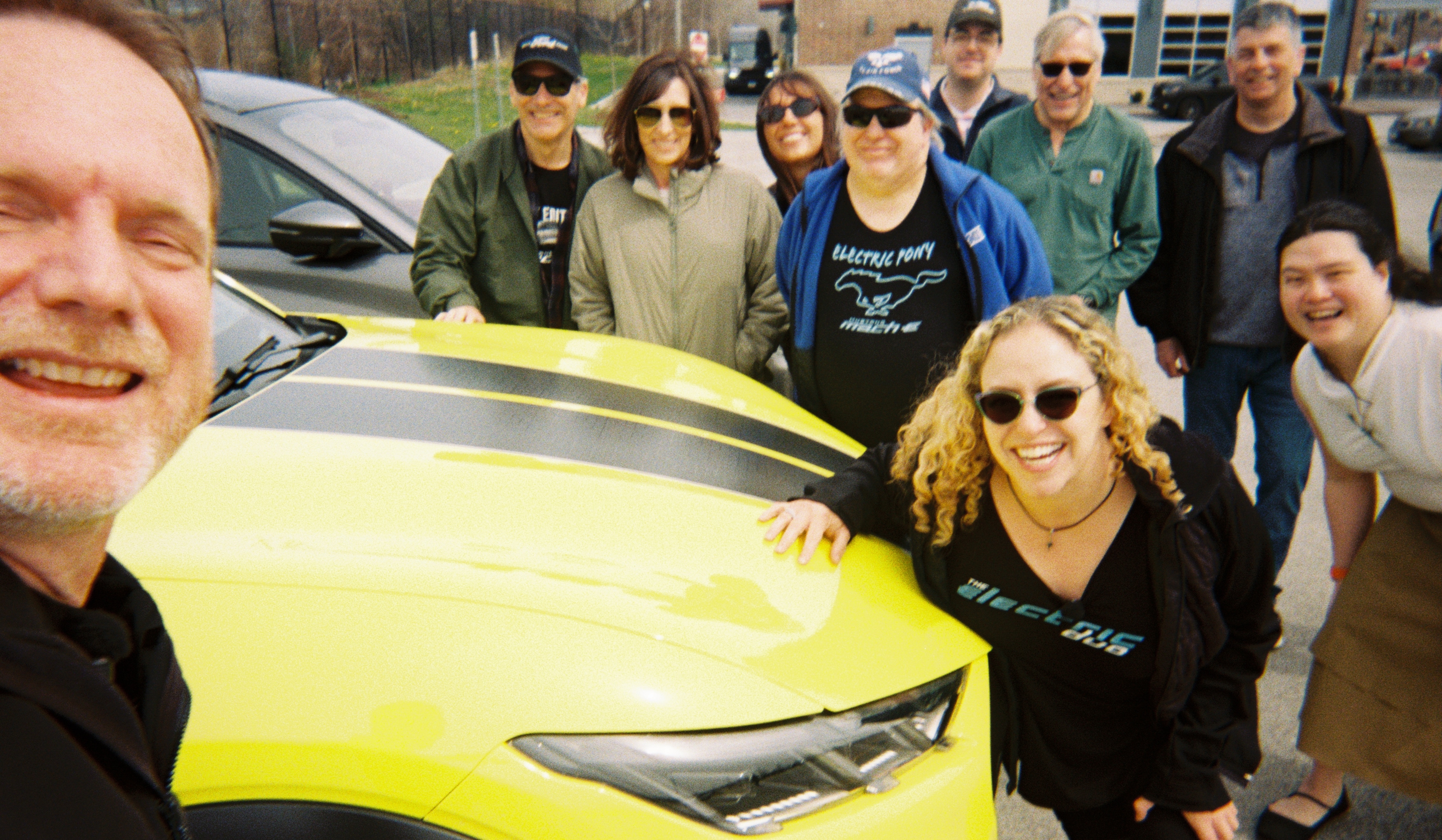 The Electric Duo gathered at a Ford EV Clubs meetup in Chicago to kick off their adventure.