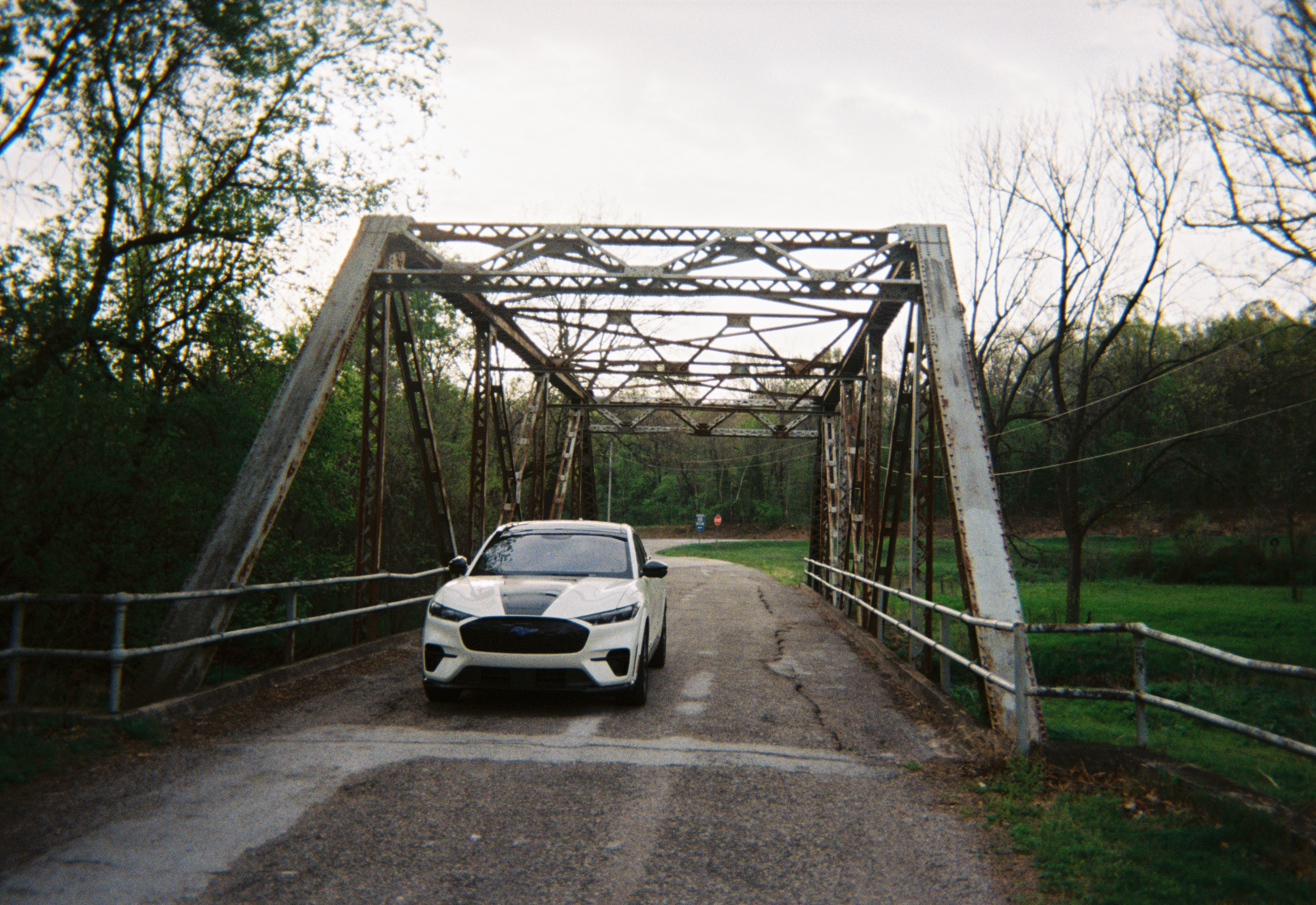 Johnson Creek Bridge in Spencer, Missouri. 