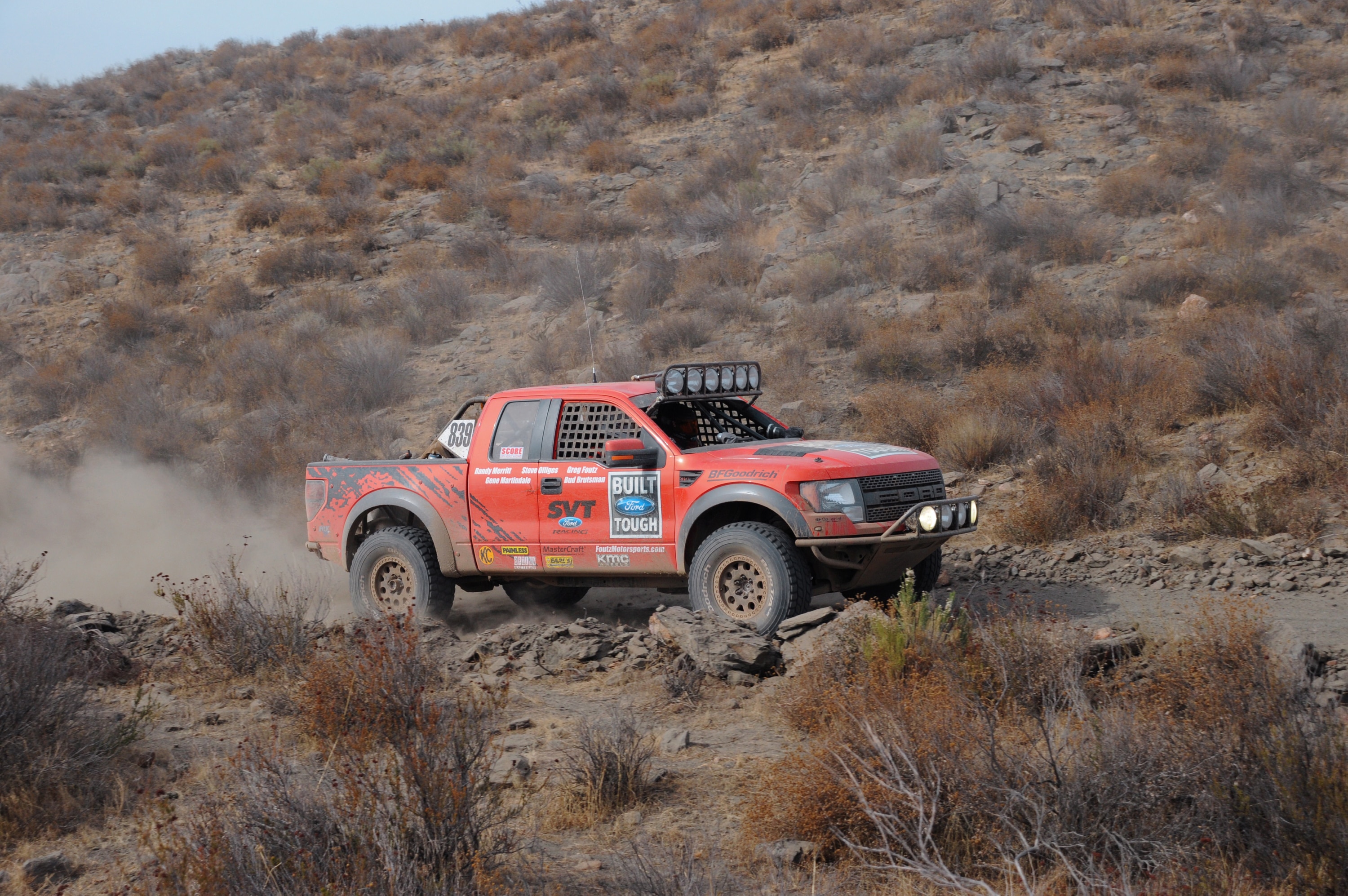 ENSENADA, MEXICO, Nov. 25, 2008 - The Ford F-150 SVT Raptor R race truck, based on the production version of the upcoming 2010 F-150 SVT Raptor, survived the grueling 41st Tecate SCORE Baja 1000, finishing the 631 mile race in 25:28:10. (12/03/2008)