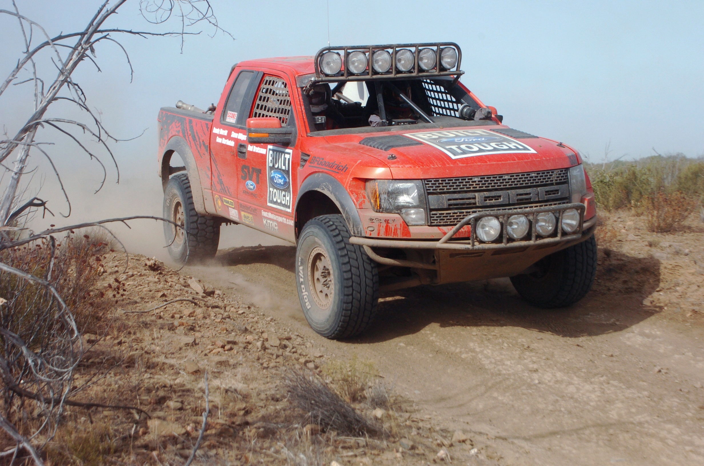ENSENADA, MEXICO, Nov. 25, 2008 - The Ford F-150 SVT Raptor R race truck, based on the production version of the upcoming 2010 F-150 SVT Raptor, survived the grueling 41st Tecate SCORE Baja 1000, finishing the 631 mile race in 25:28:10. (12/03/2008)
