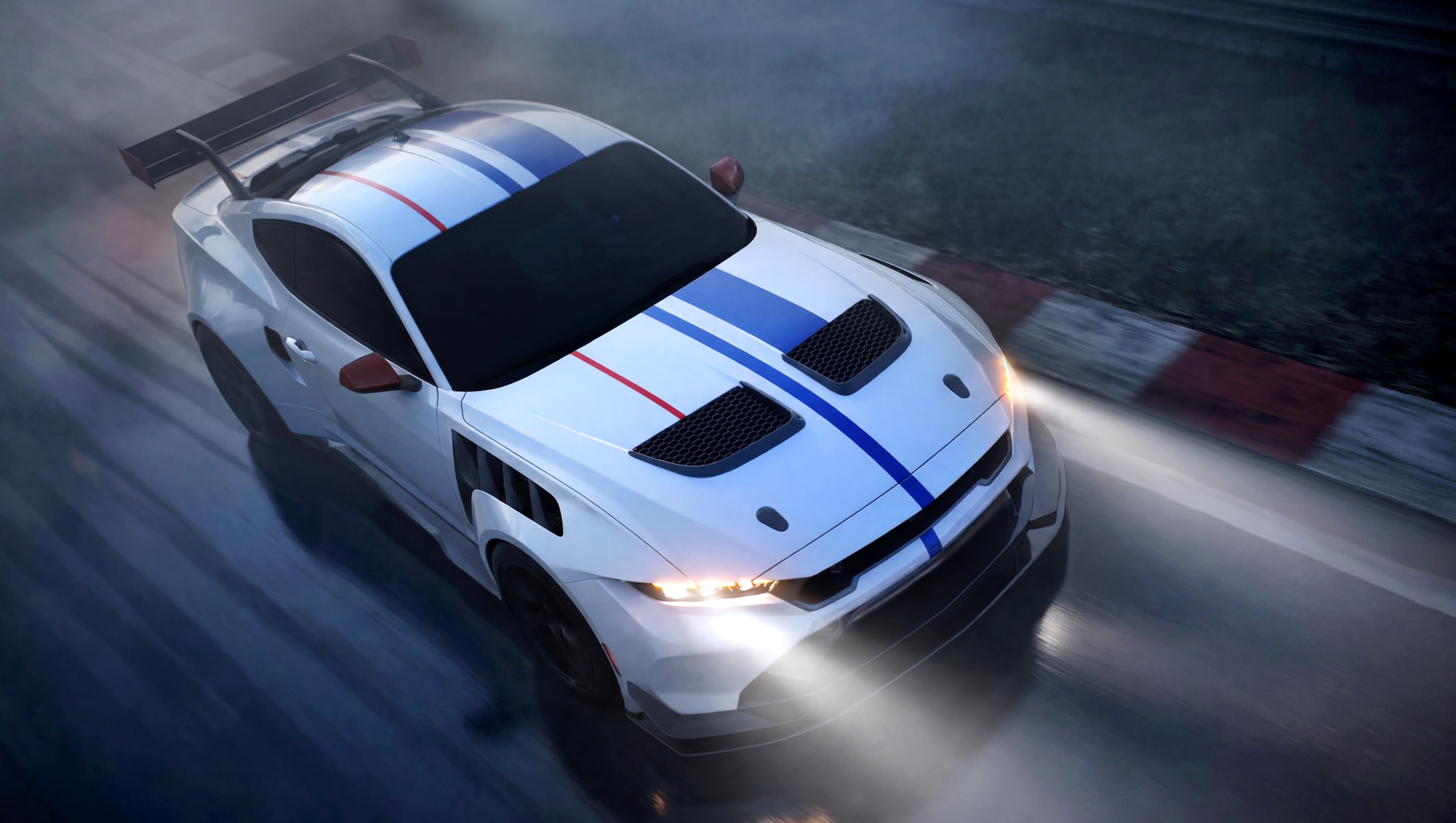 This Mustang GTD salutes the American ingenuity required to take on the world’s best sports cars. 