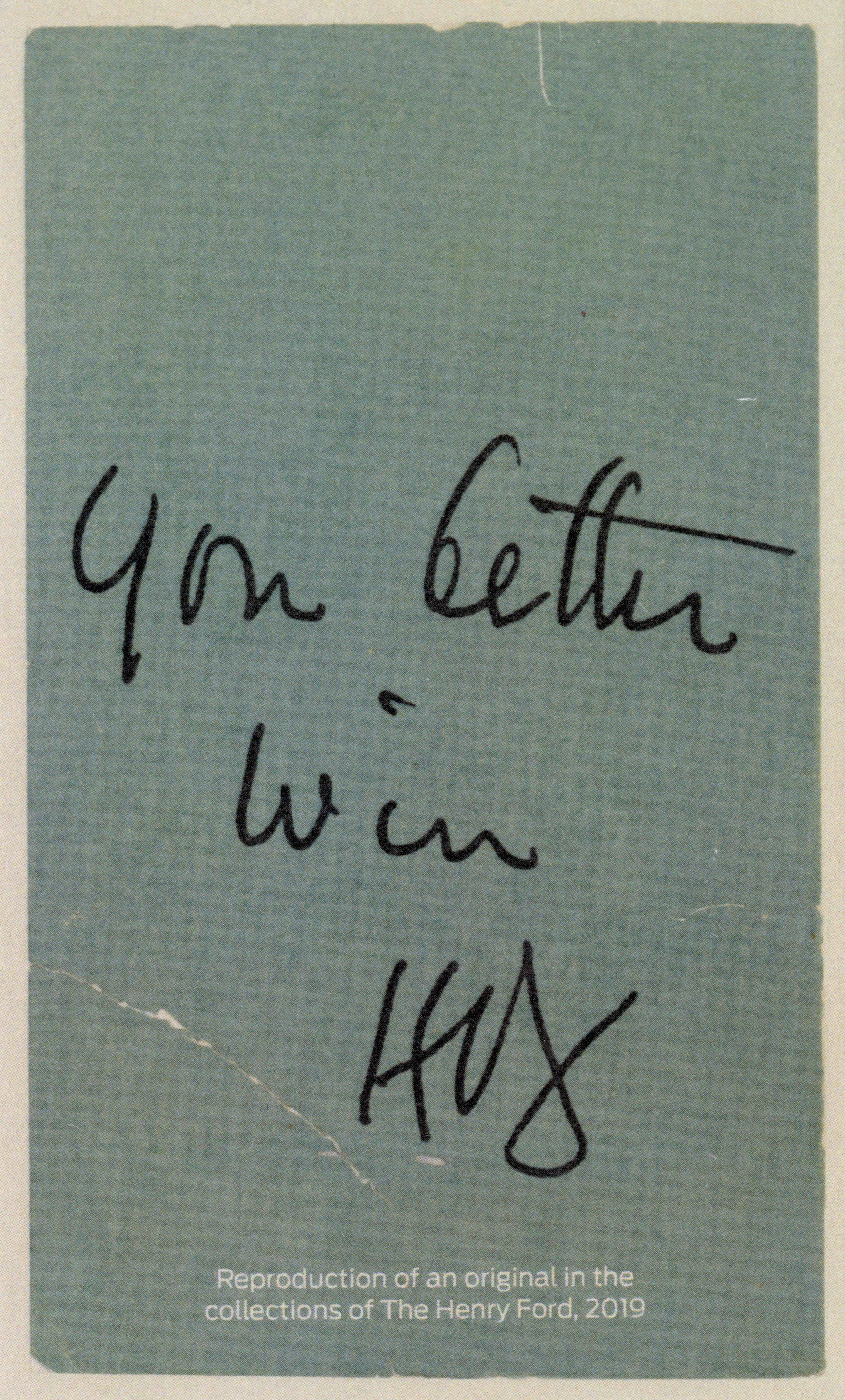 “You better win.” — a legendary piece of executive communication from Henry Ford II ahead of the '66 racing campaign.