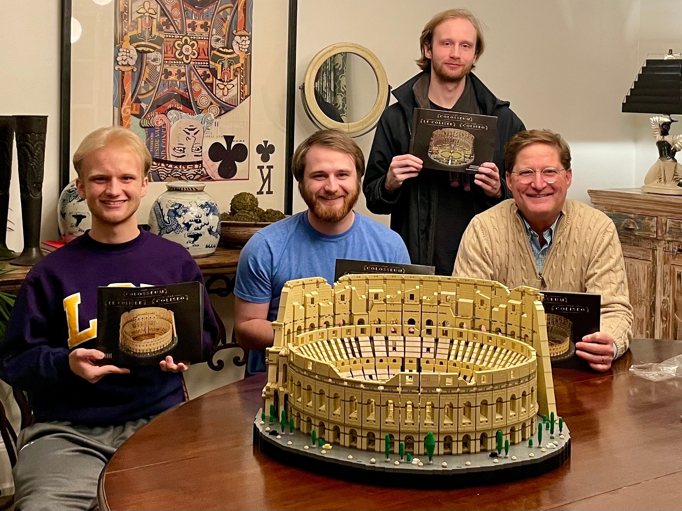 Ford Archivist Ted Ryan is a huge fan of LEGO sets and enjoys building them with his family.