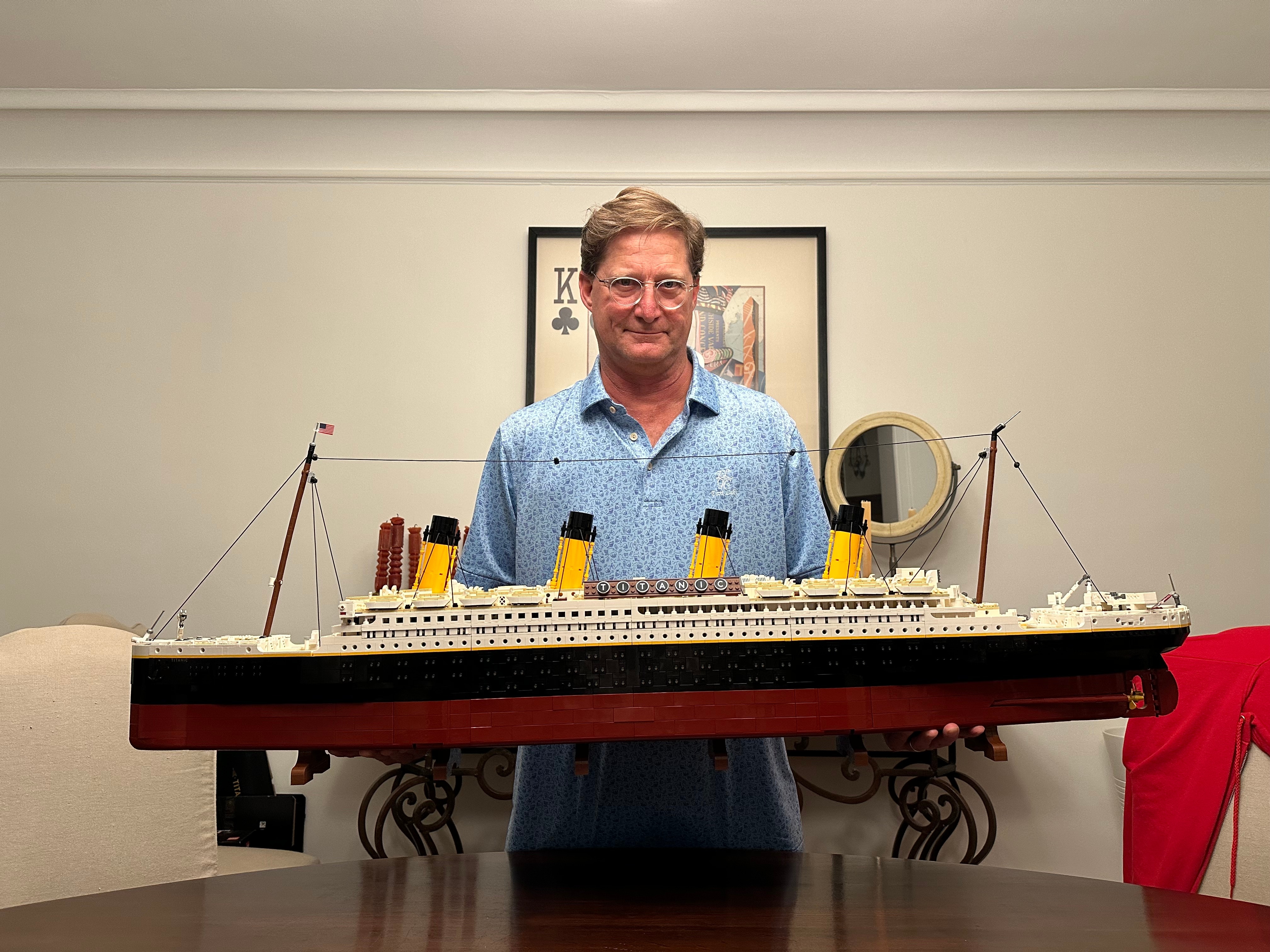 Ford Archivist Ted Ryan is a huge fan of LEGO sets and enjoys building them with his family.