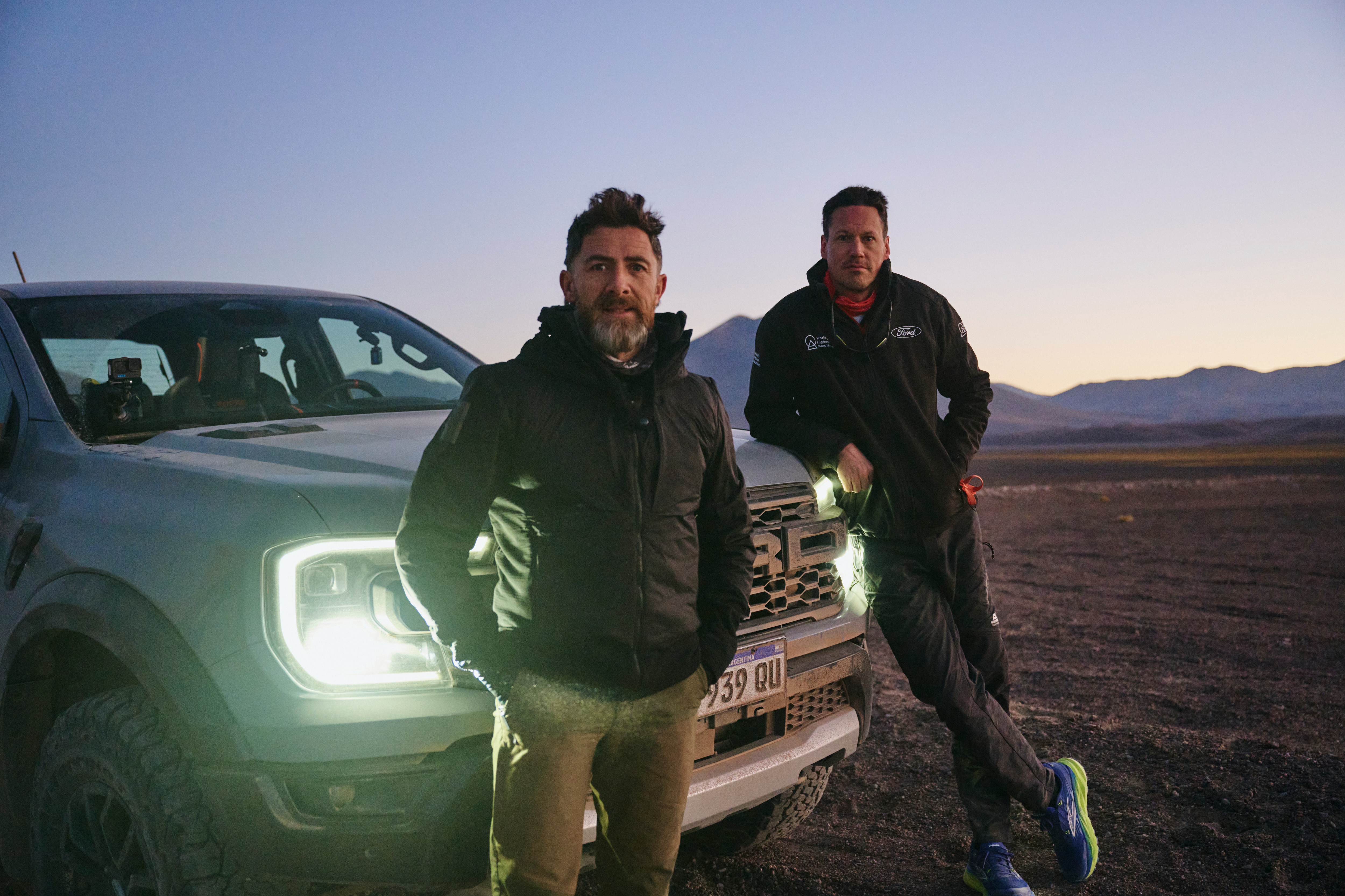 Aldo Kane (left) and Paul Gurney (right).