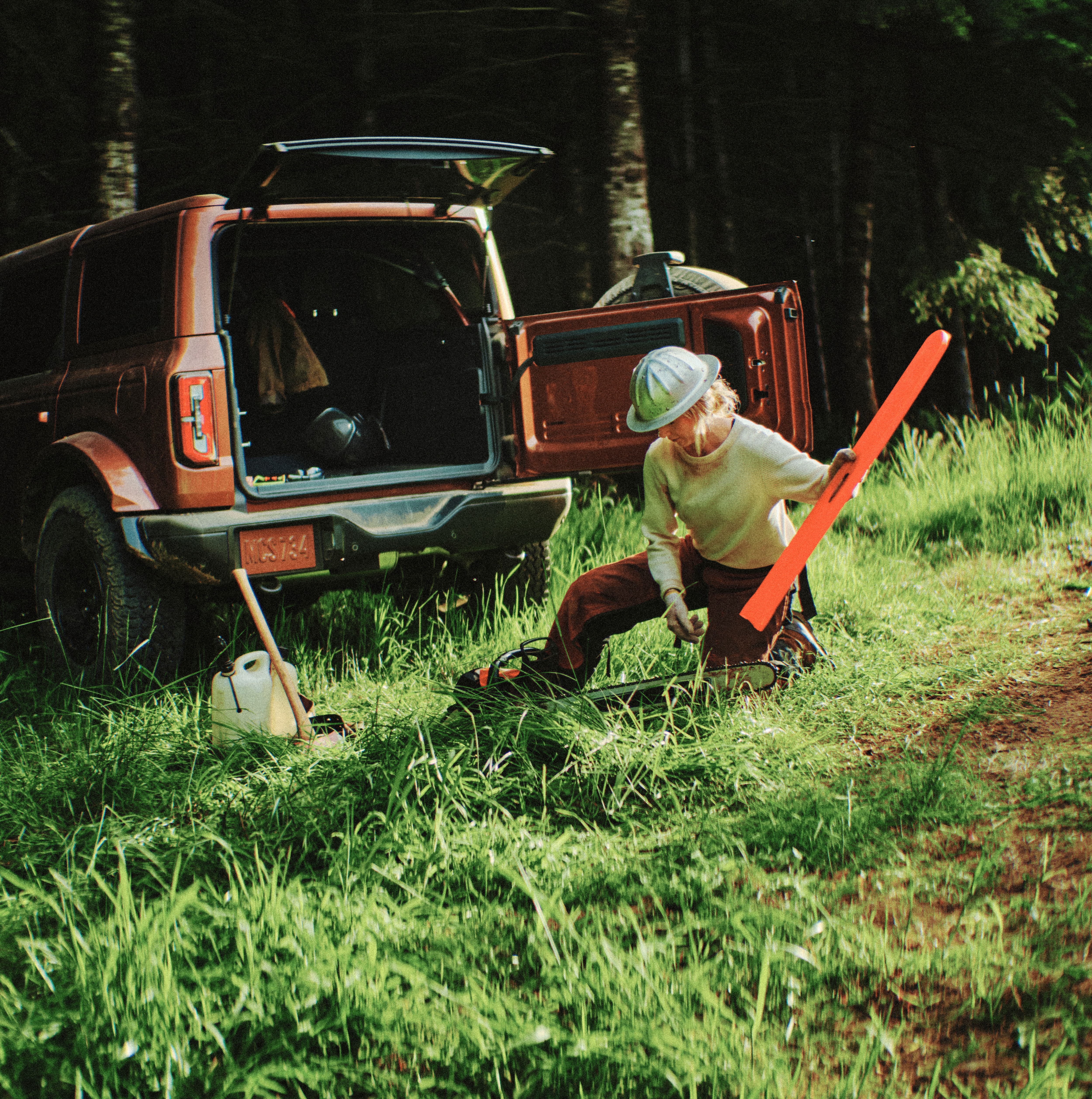 As a timber faller and a certified arborist, Katelyn Johnson does close to everything a person can do with a chainsaw and a rope.