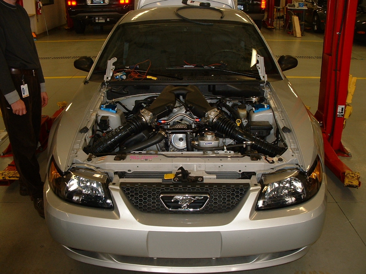Photo of the completed V10 Boss 351 Prototype, circa 2002.