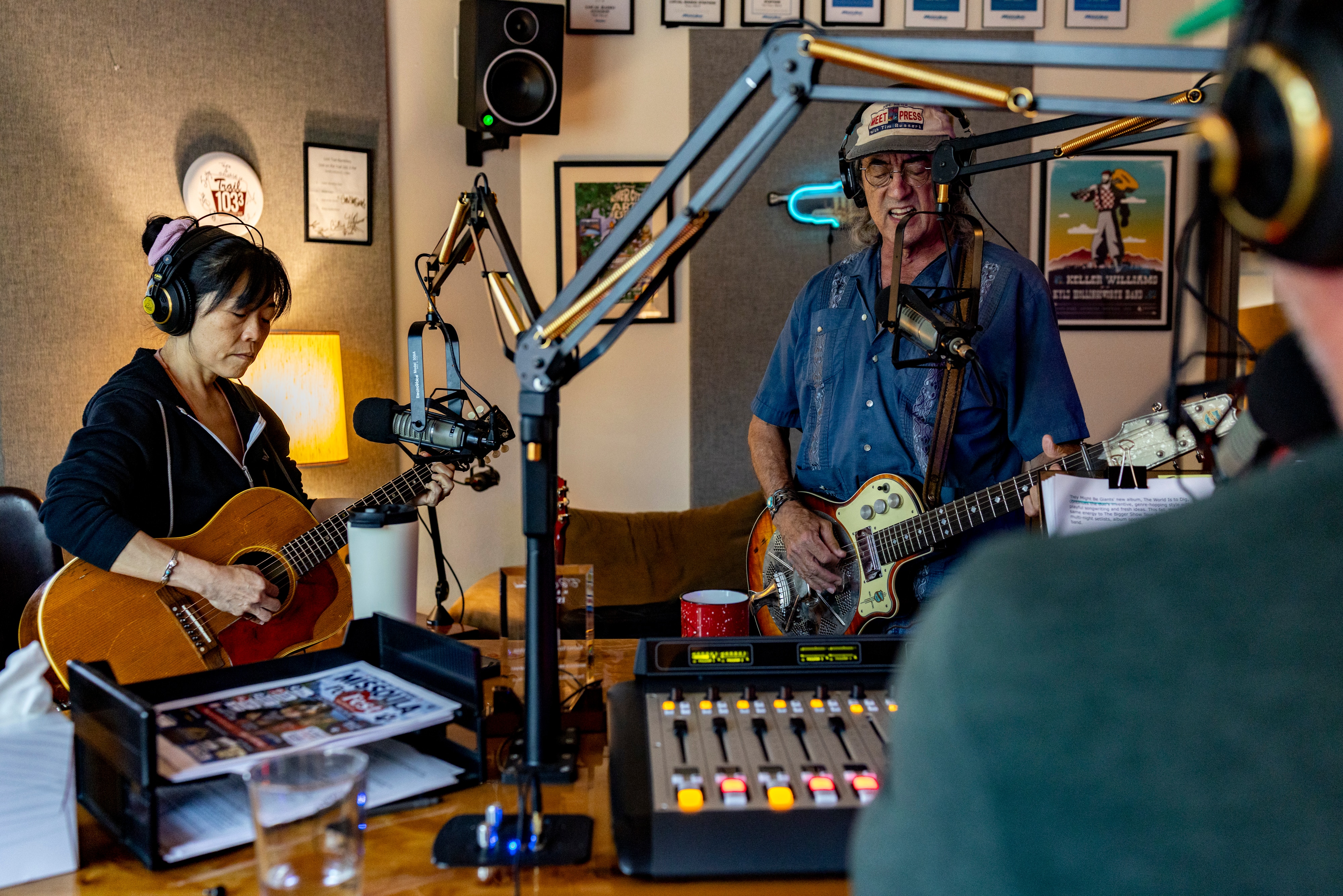 Five hundred and fifty miles of highway with BettySoo and James McMurtry, the hardest-working performers in the Americana music scene. Photo Credit: Emily Elconin