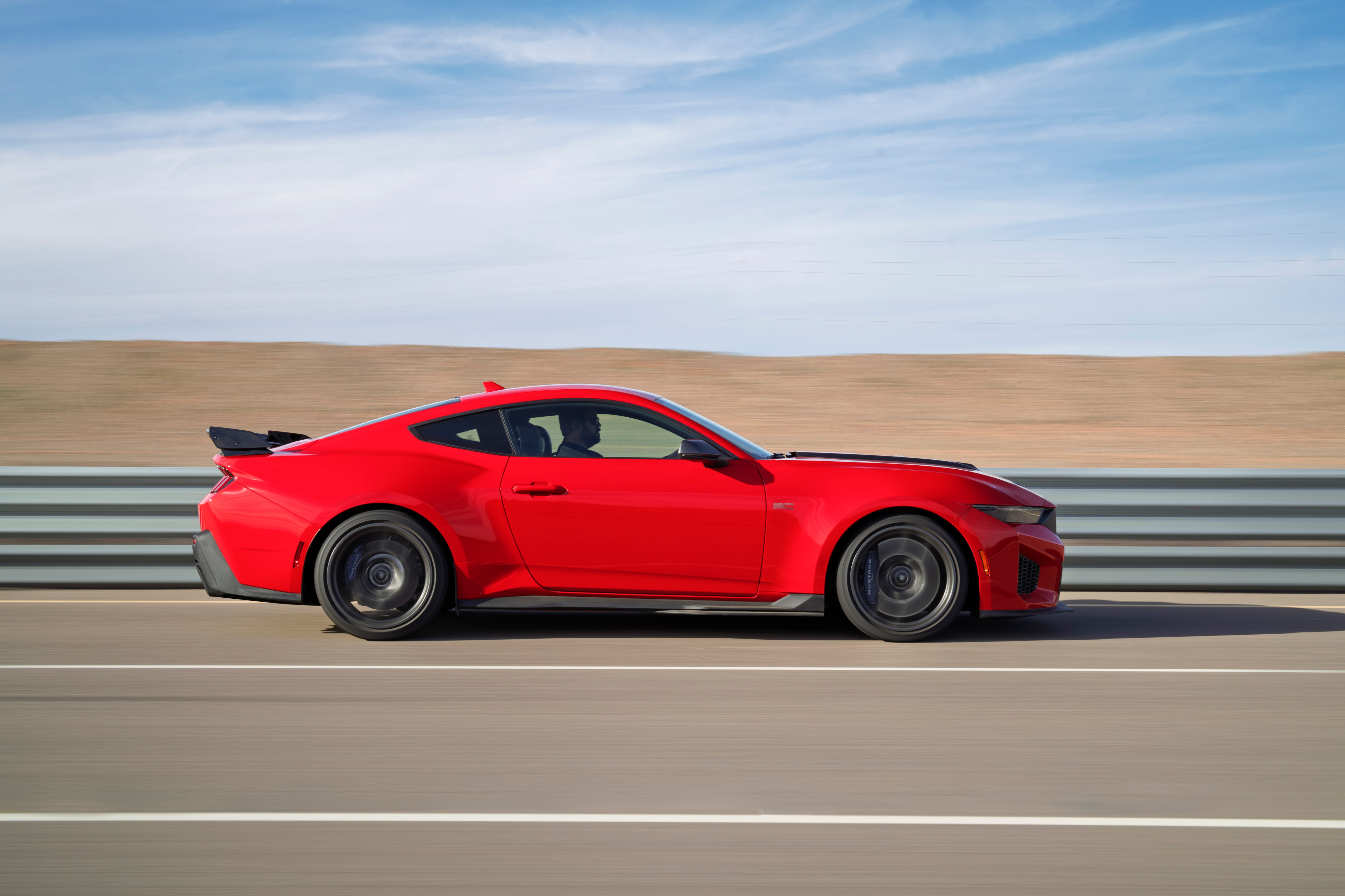 By testing alongside the Mustang® GTD supercar and Mustang GT3 race car, the Mustang Dark Horse SC carries a true racing pedigree into the hands of our customers. Prototype vehicle shown. Actual production vehicle may vary. Available summer 2026.