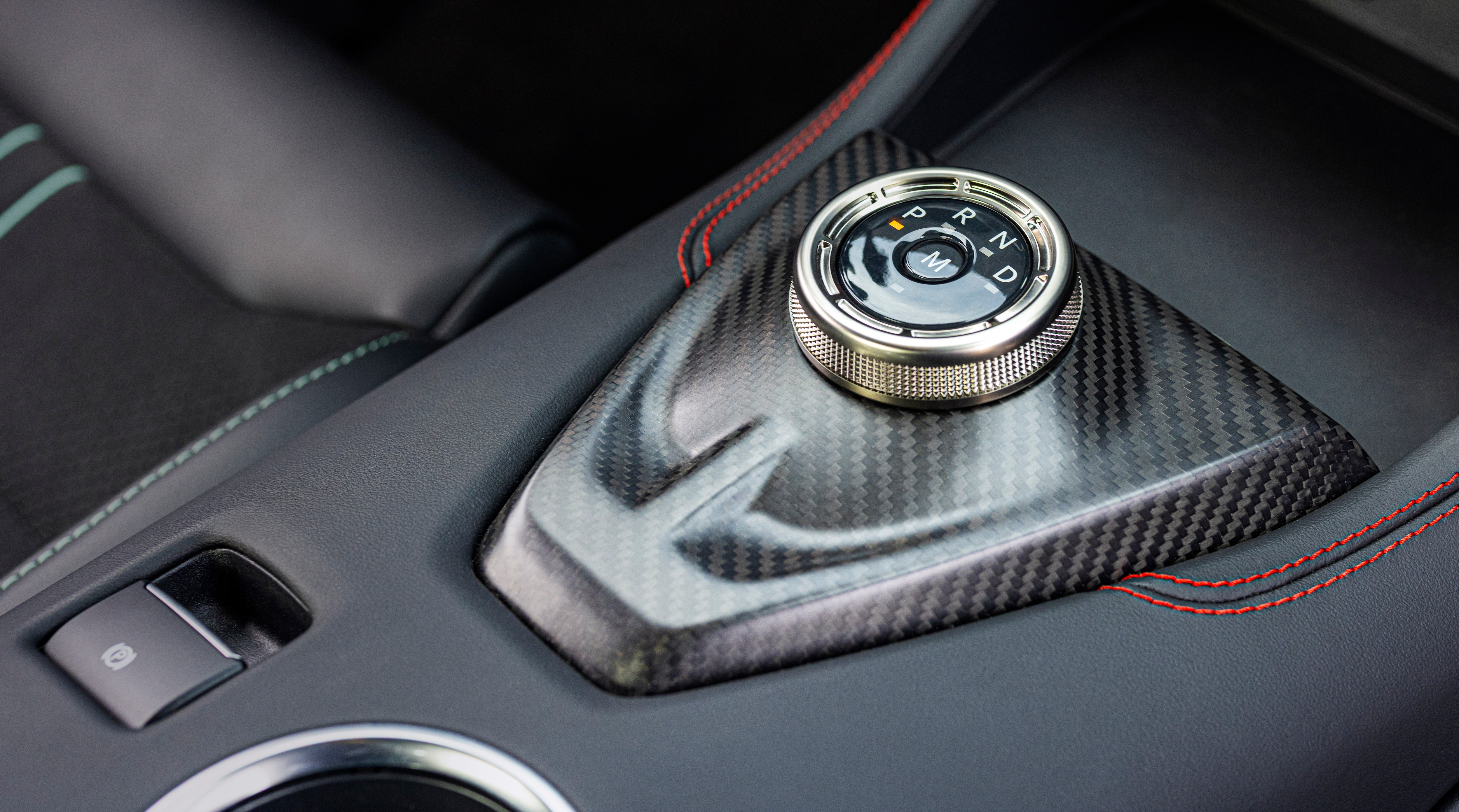 By working with the GTD team, we were able to adopt Brembo carbon-ceramic brakes and Michelin Pilot Sport Cup2 R tires for the Mustang Dark Horse SC Track Pack. Prototype vehicle shown. Actual production vehicle may vary. Available summer 2026.