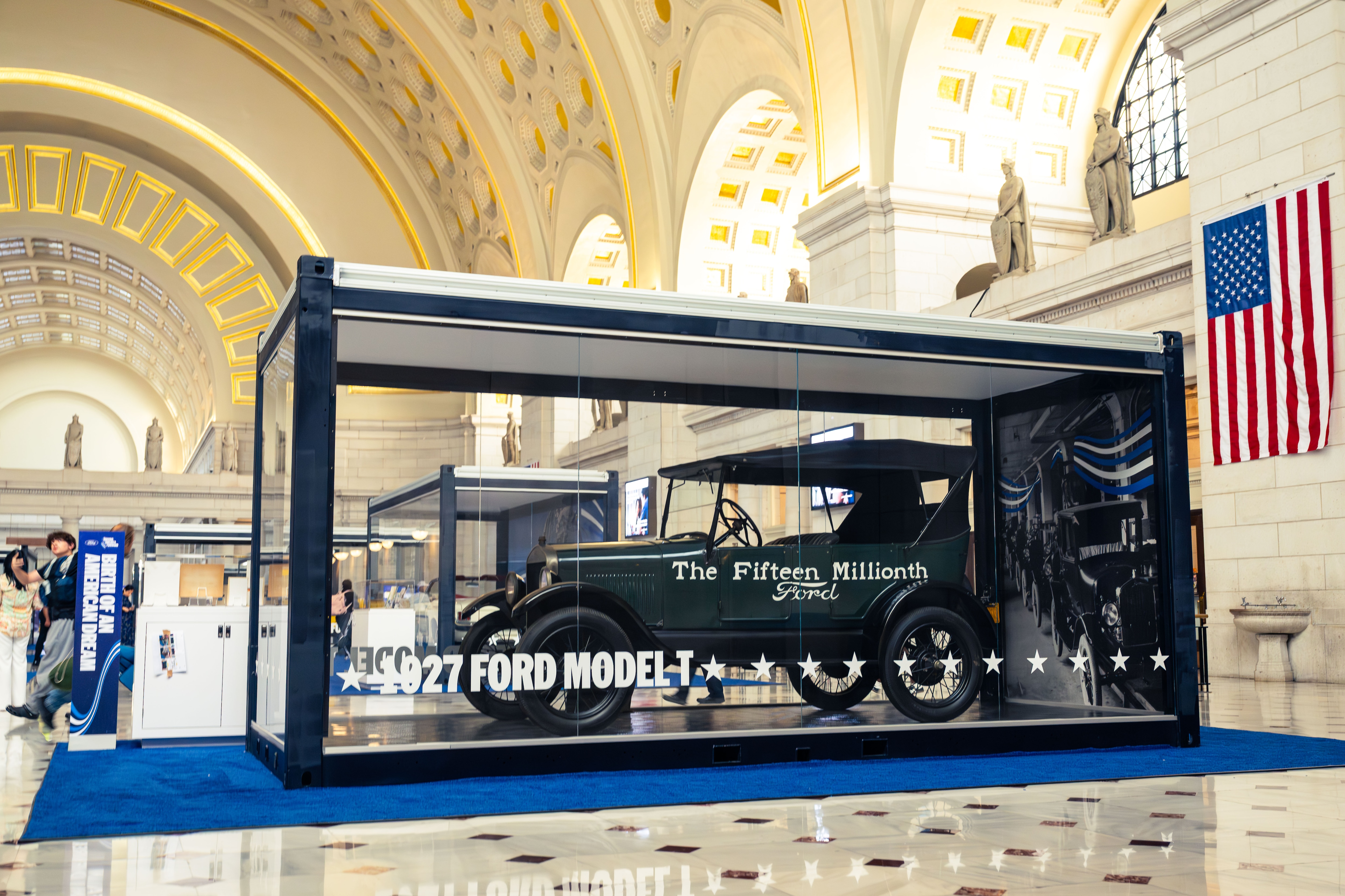At the height of America 250 celebrations, Driving America Forward: A Ford Experience at Union Station is free, open daily to the public, and requires no ticket or registration.