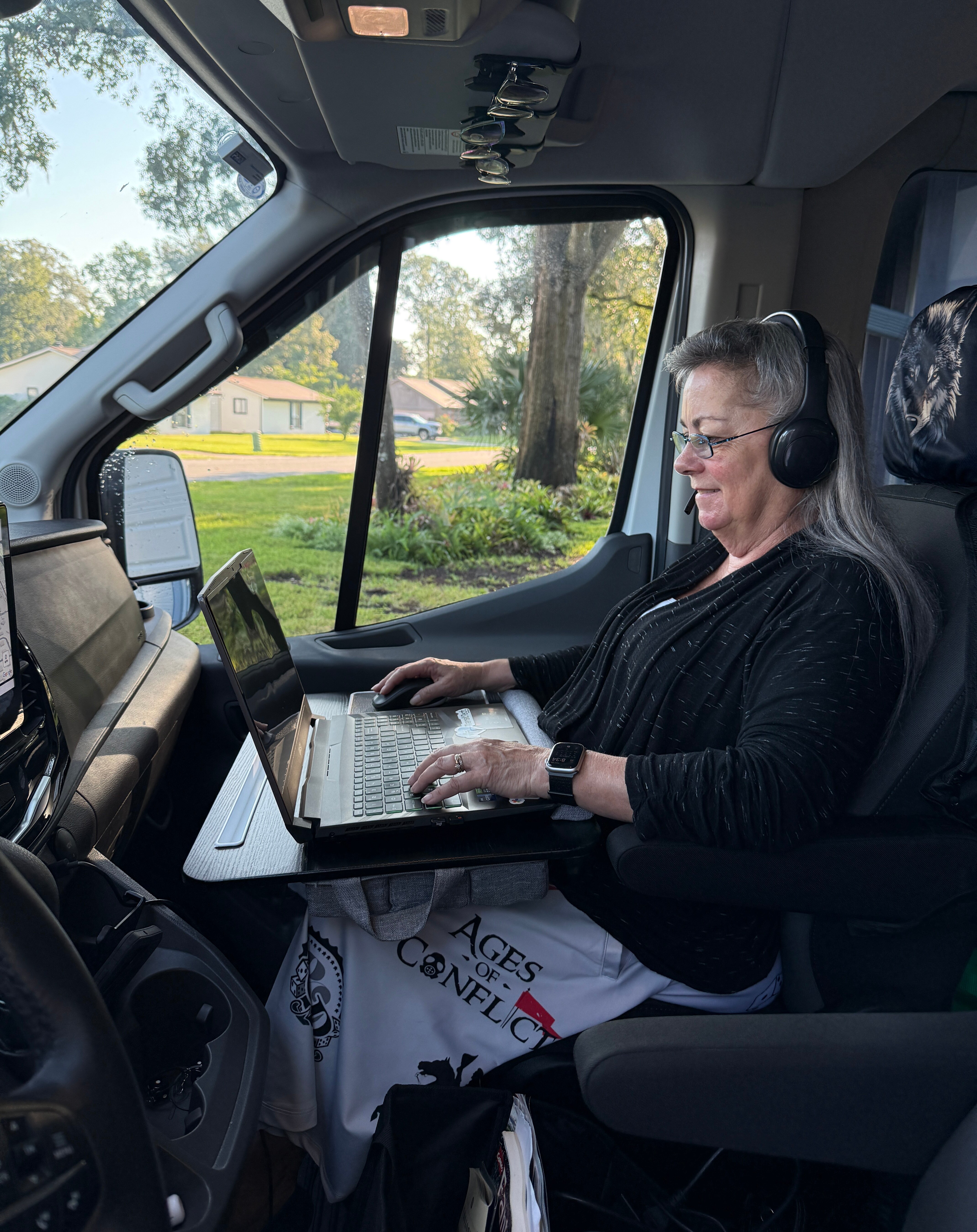 The Transit handles everything from eight-hour interstate stretches to winding two-lane back roads to serving as an essential rolling office. 