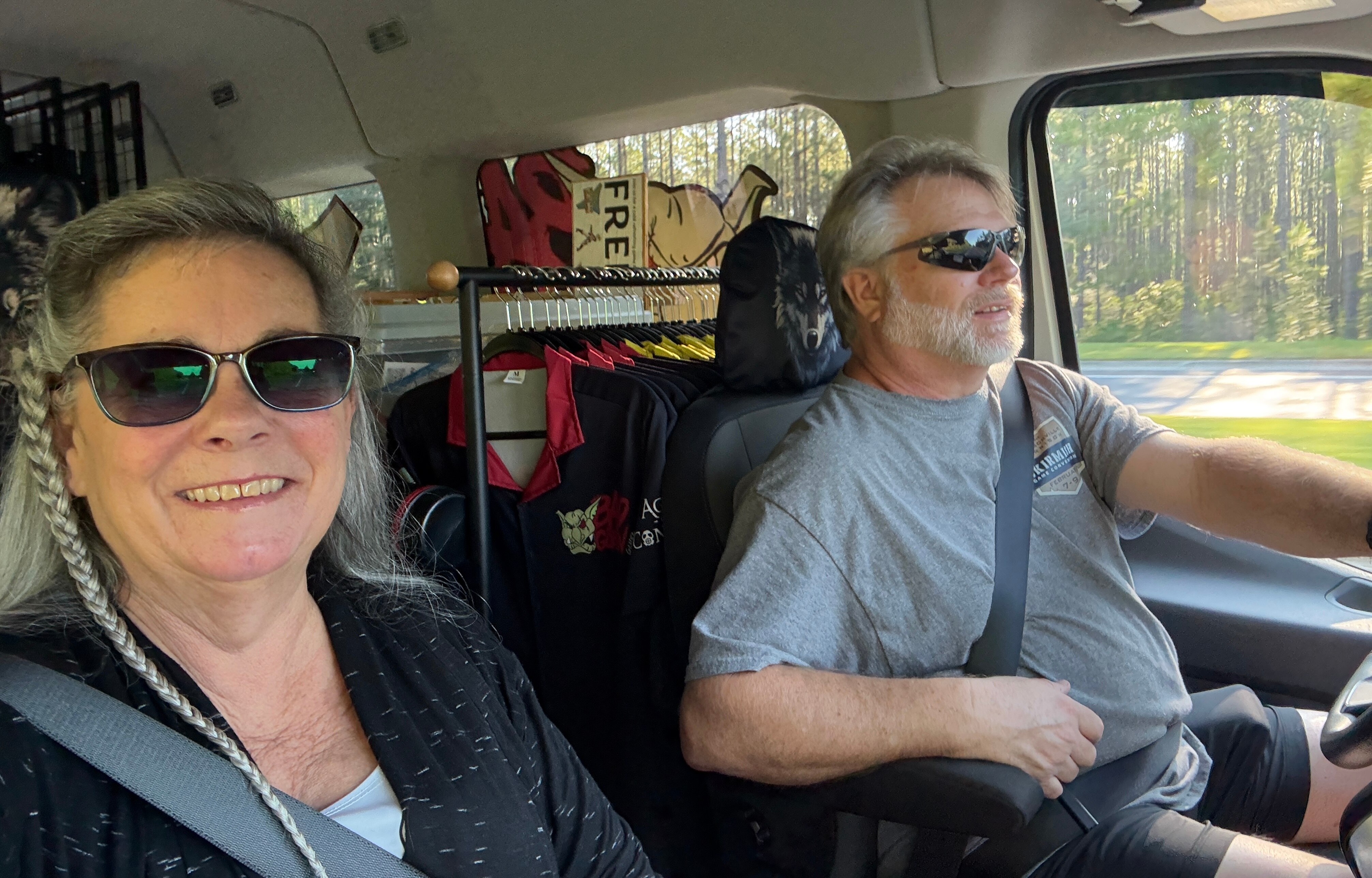 Bad Goblin Game owners Liz and Brian Peak say their van has directly led to purchases from strangers who spotted it in parking lots, hotels, and even a Key West brewery. 